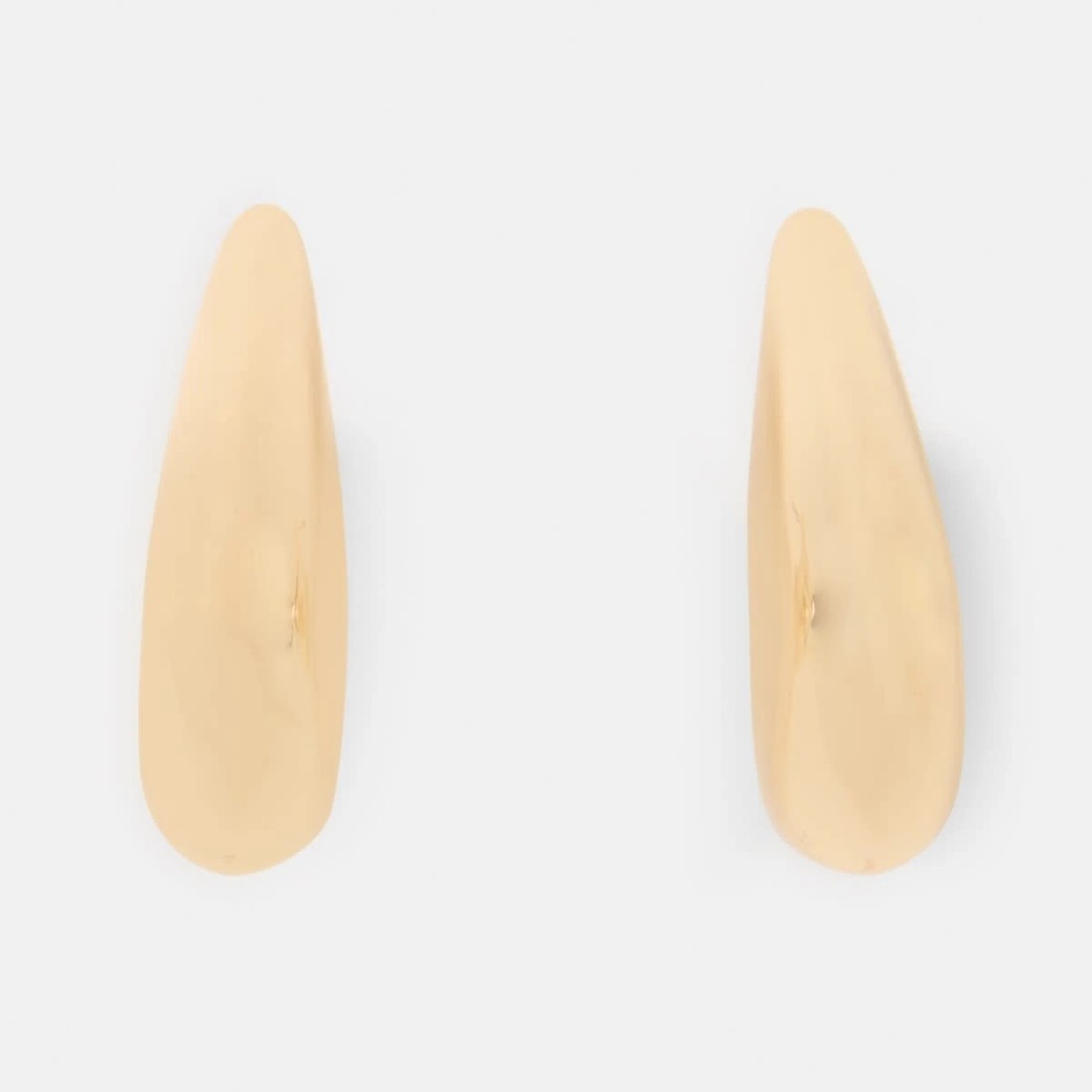 3 Geometric Teardrop Earrings - Gold Tone, 3 of 5