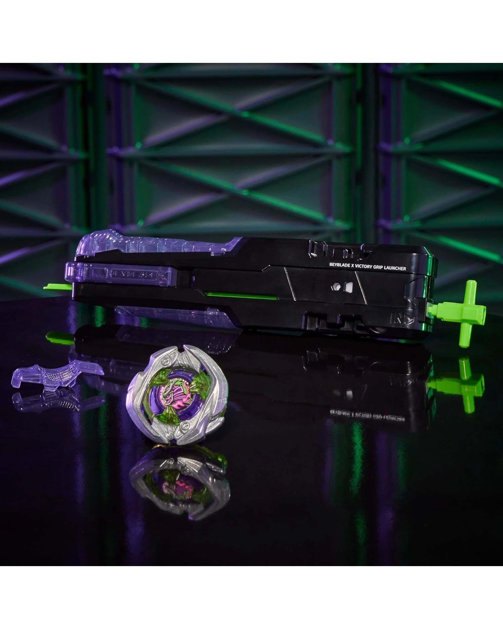 2 Beyblade X Saber Samurai 2-70L Victory Grip Launcher Set, 2 of 10