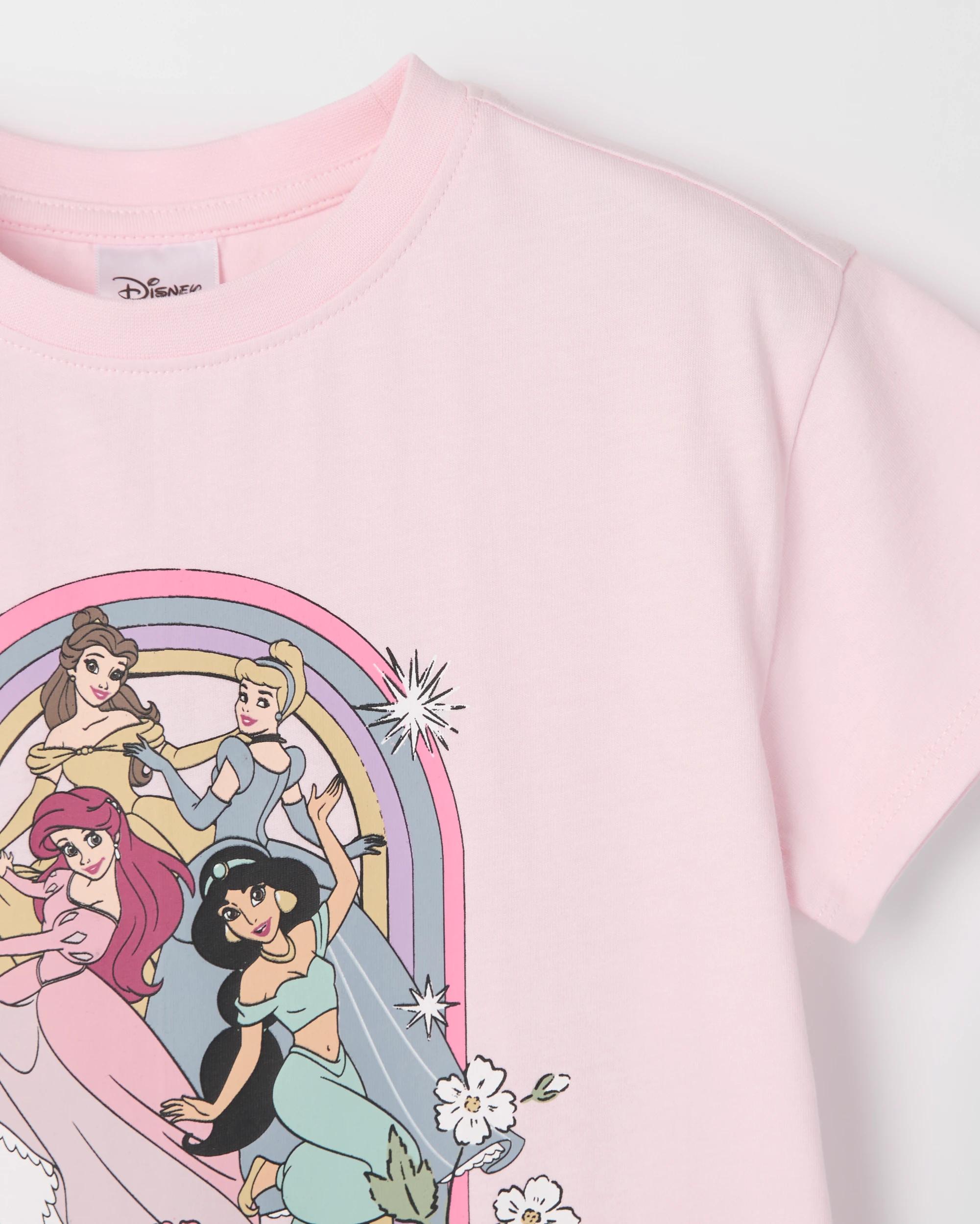 2 Disney Princess Australian Cotton T-Shirt PRINCESS PINK, 2 of 2