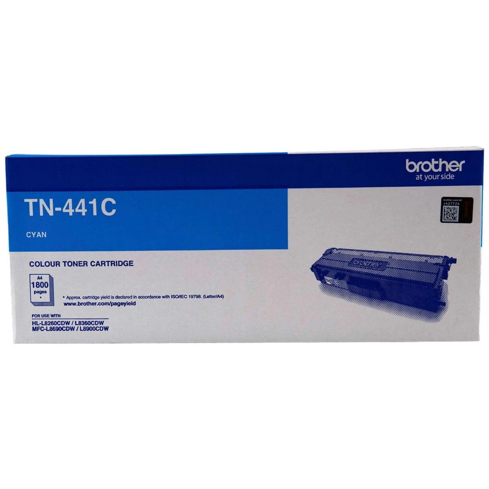 1 Brother TN 441 Toner Cartridge Cyan, 1 of 1