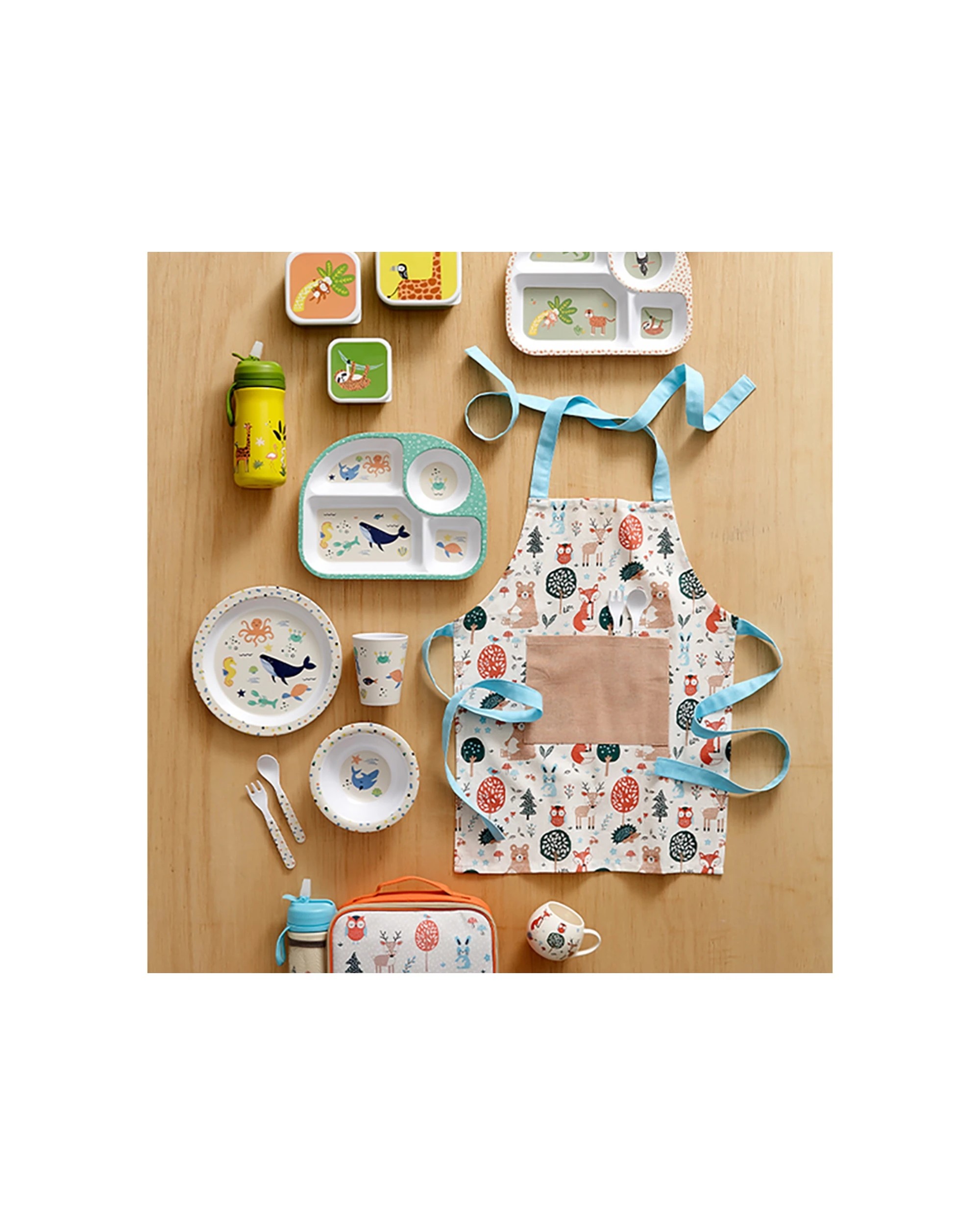 3 Ladelle Jungle Insulated Lunch Bag Kids Food Storage - Multi, 3 of 3
