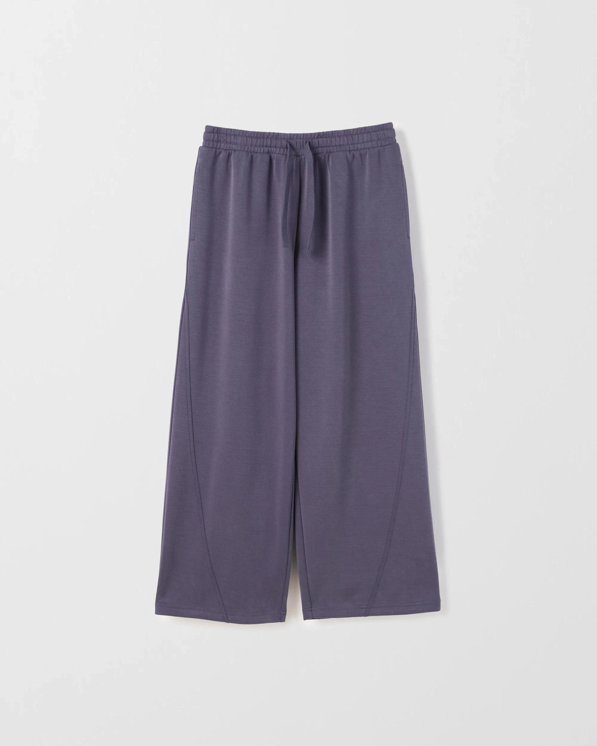 5 Target Kids Sandwash Scuba Wide Leg Trackpants NAVY, 5 of 5