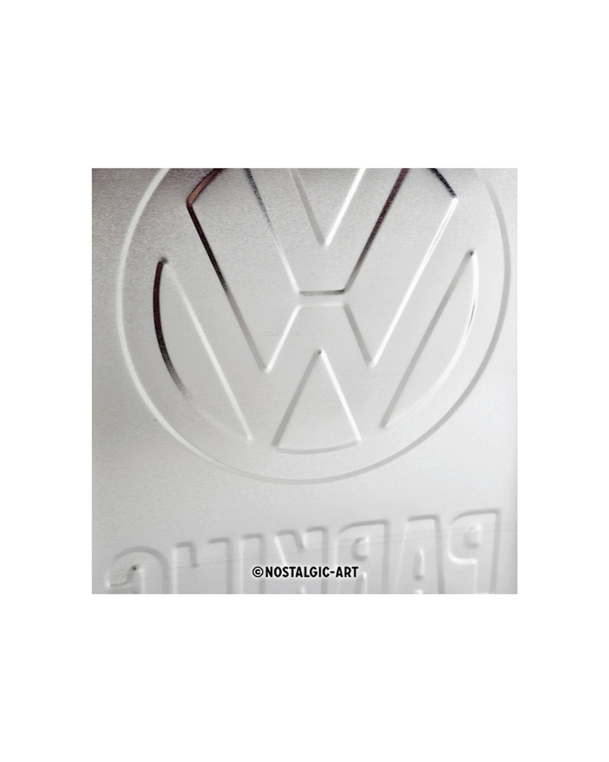 3 Nostalgic-Art Large 30x40cm Metal Wall Art Sign Plaque - VW Parking Only - Blue, 3 of 3