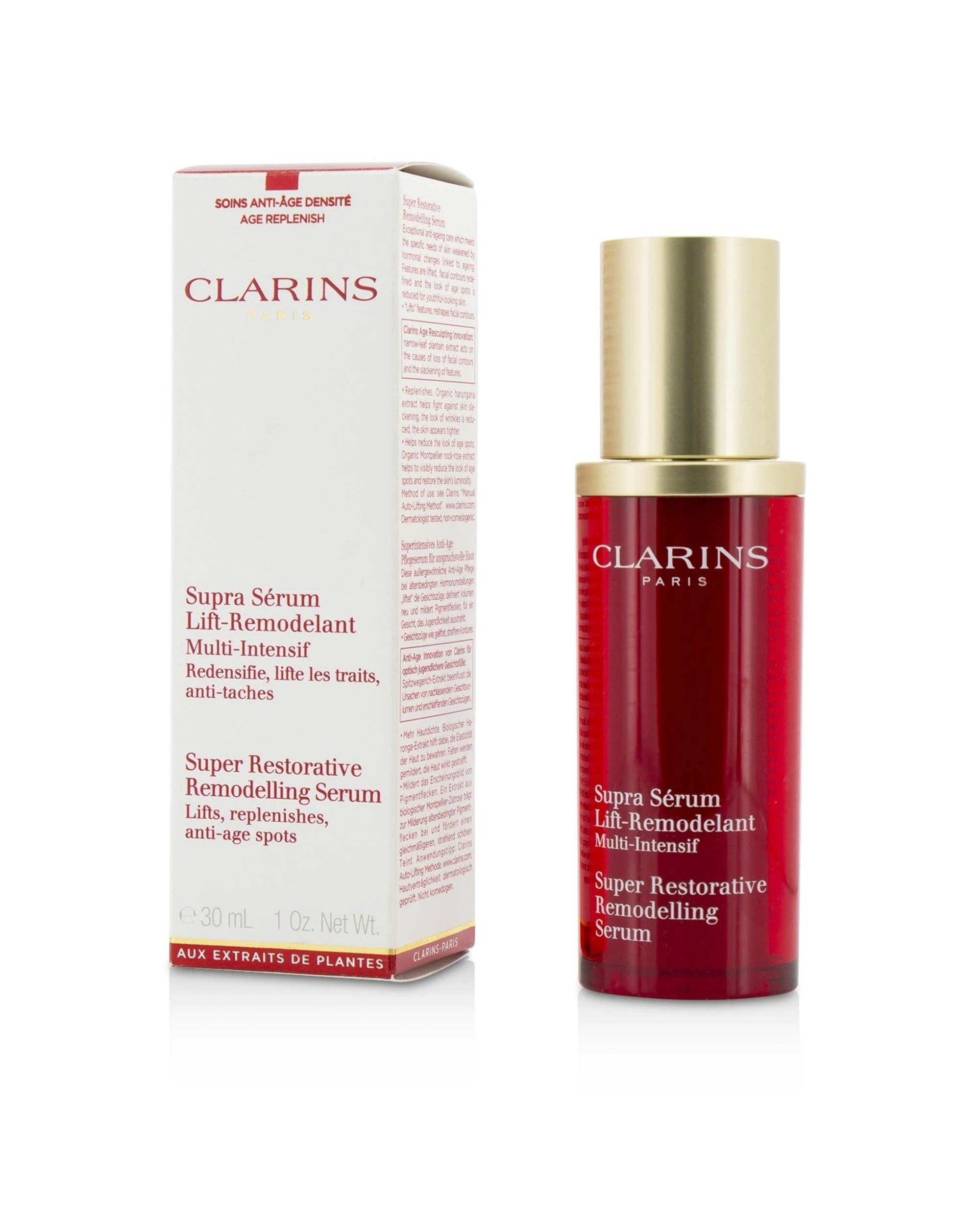 1 Clarins Super Restorative Remodelling Serum 30ml/1oz, 1 of 3