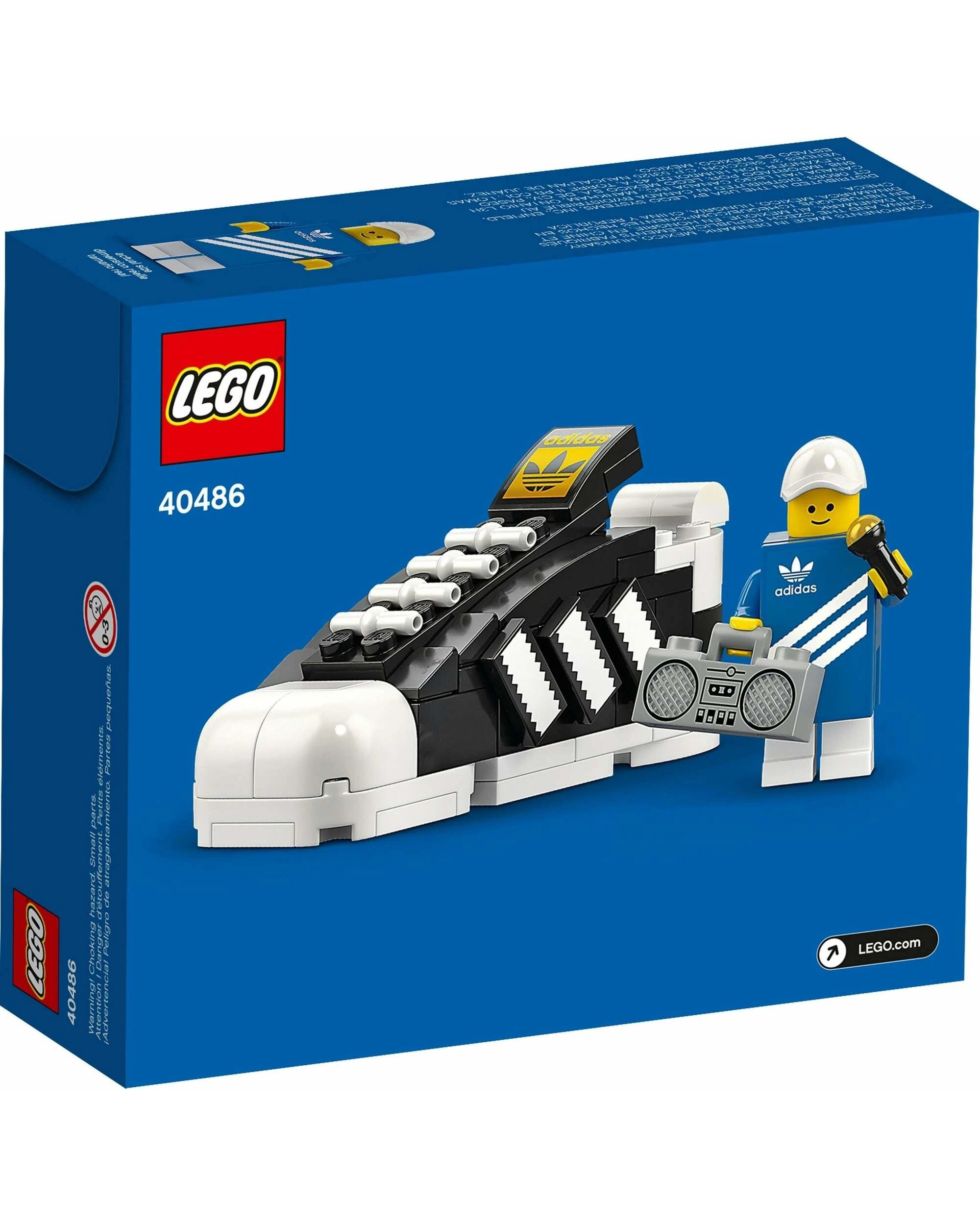 2 LEGO 40486 adidas Originals Superstar Mini Buildable Sneaker, 2 of 2