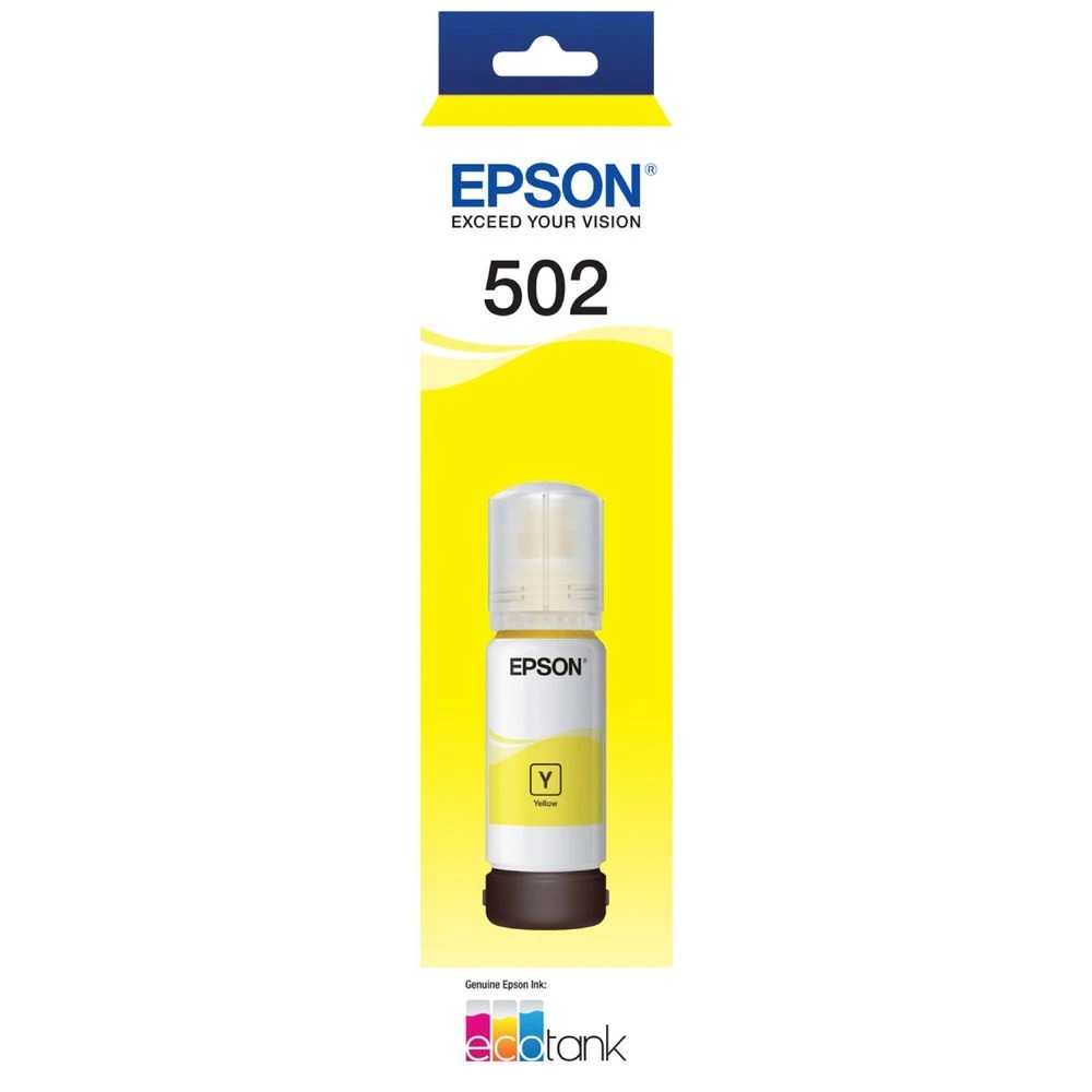 1 Epson T502 Ink Bottle Yellow, 1 of 1