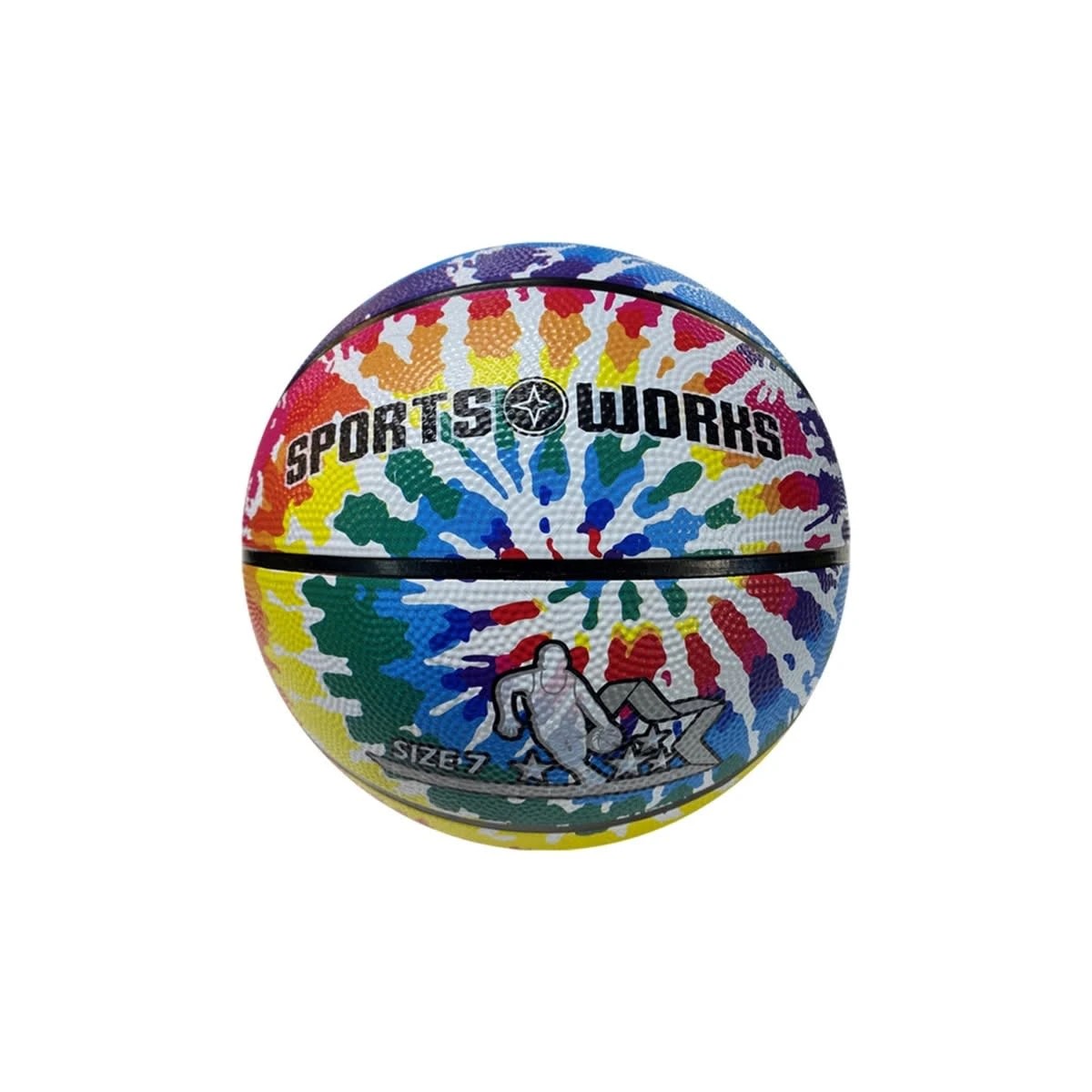 3 Sports Works Basketball - Size 7, Assorted, 3 of 7