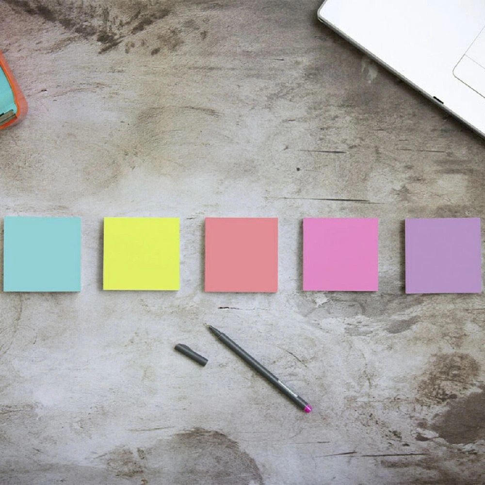 10 Post-it Super Sticky Notes 101 x 101mm Supernova Neons 3 Pack, 10 of 10