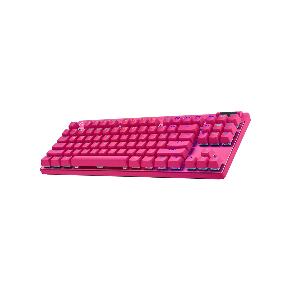 1 Logitech G PRO X TKL LIGHTSPEED Gaming Keyboard - Magenta - Pink, 1 of 8