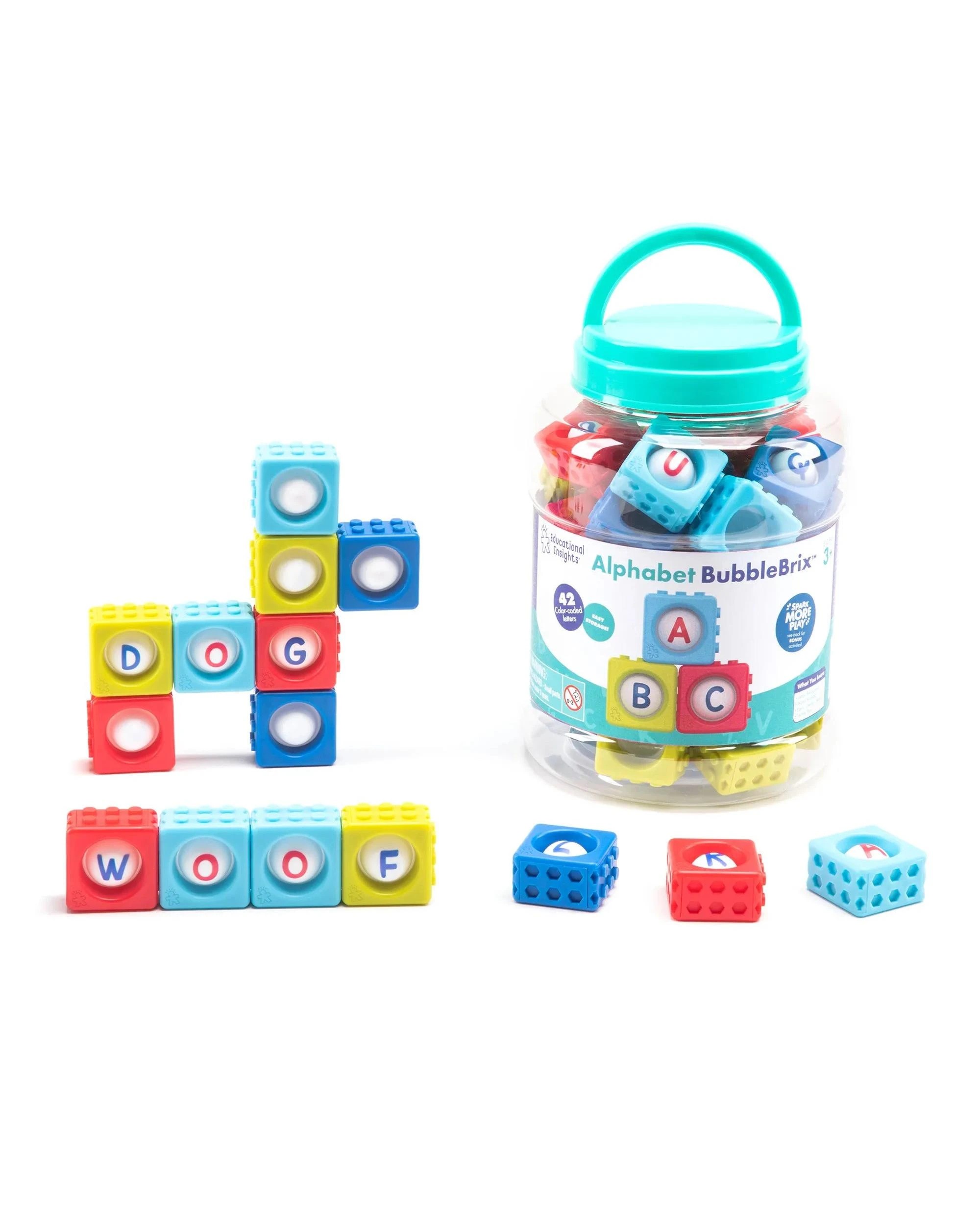 1 Educational Insights Alphabet BubbleBrix, 1 of 5