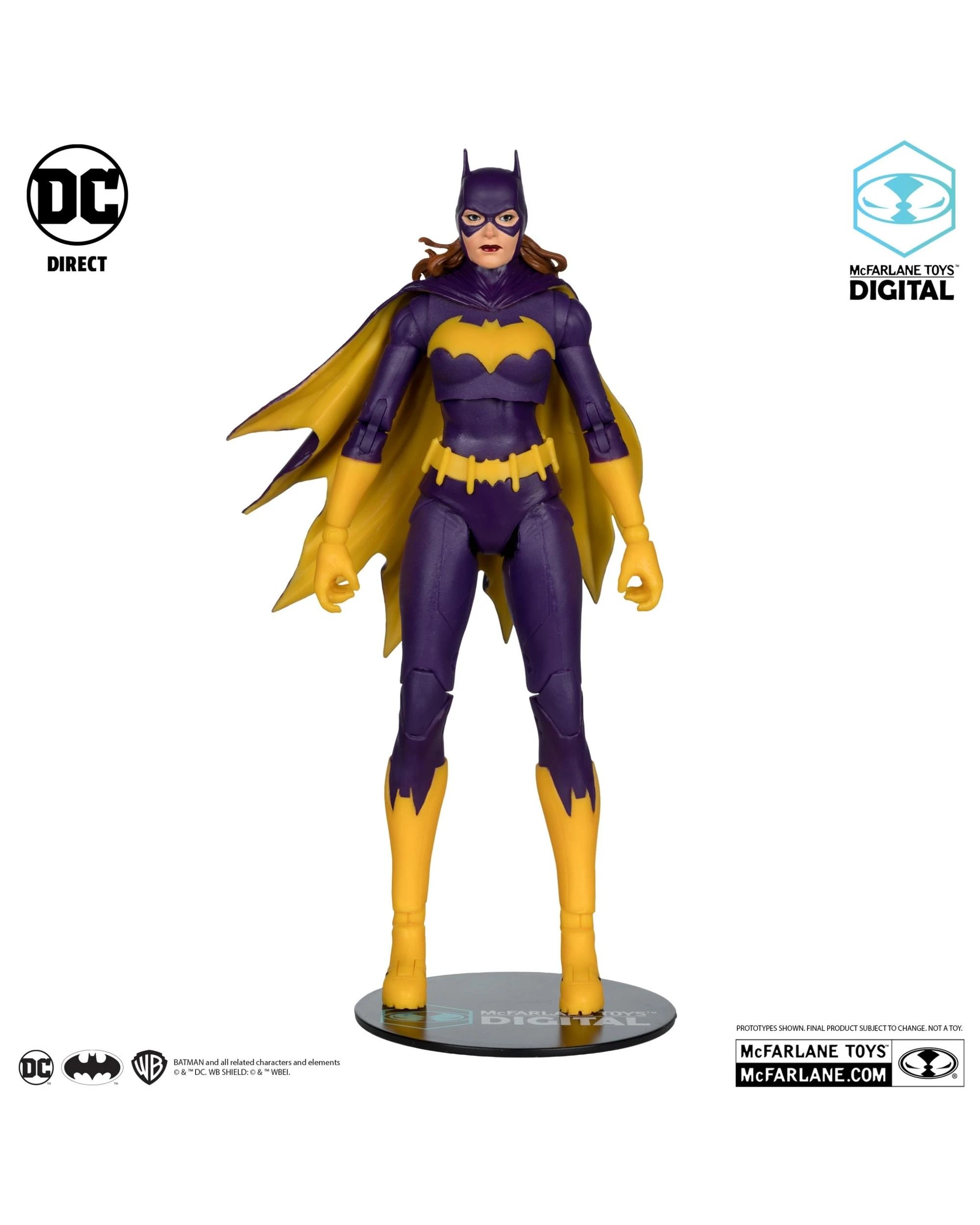2 McFarlane Digital DC Direct DC Classic Batgirl 7 inch Action Figure, 2 of 9