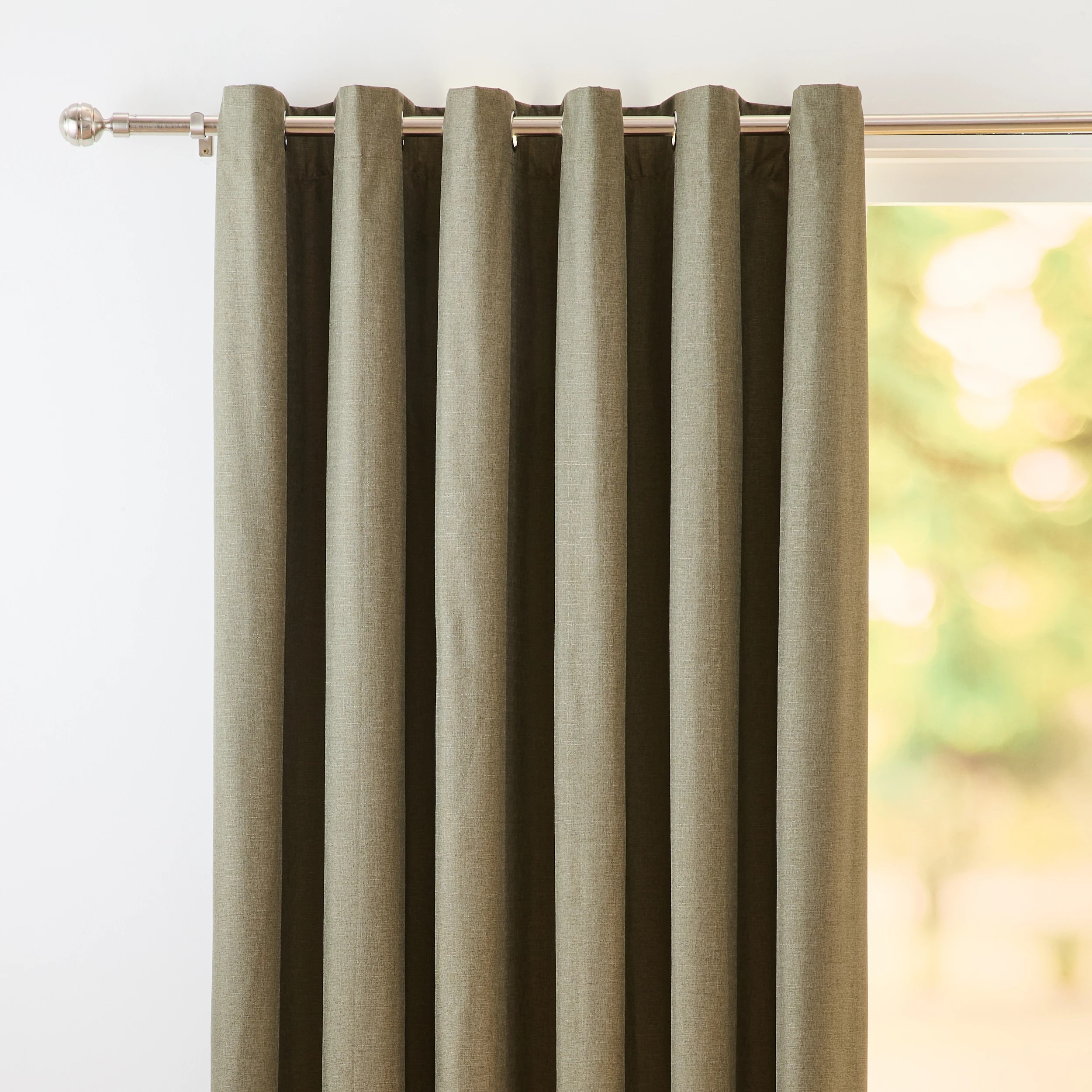 2 Monaco Wide Block Out Curtain - Forest - 240cm x 213cm, 2 of 5