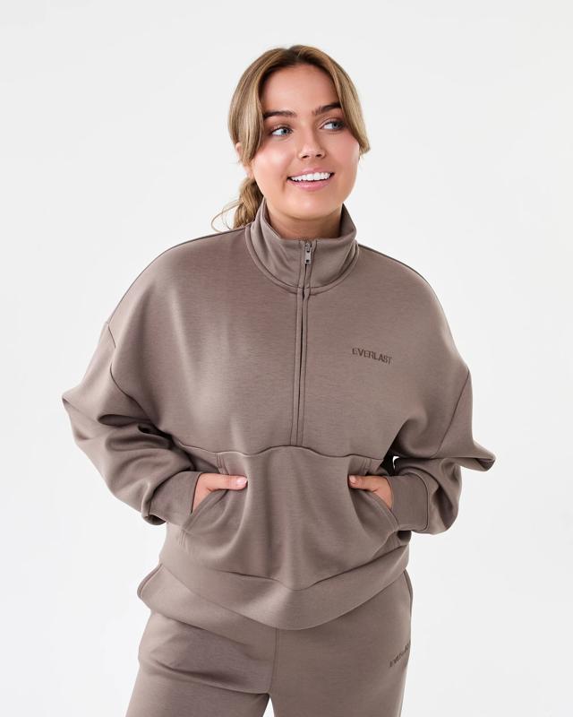 Everlast Womens Evercomfort 1/4 Zip Sweats