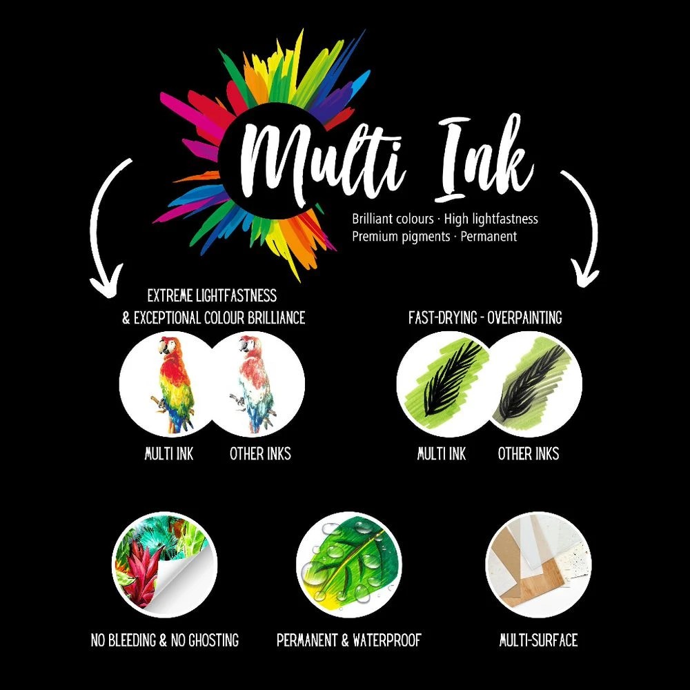 6 Staedtler Mars Intense Black Pigment Art Pens 4 Pack, 6 of 6