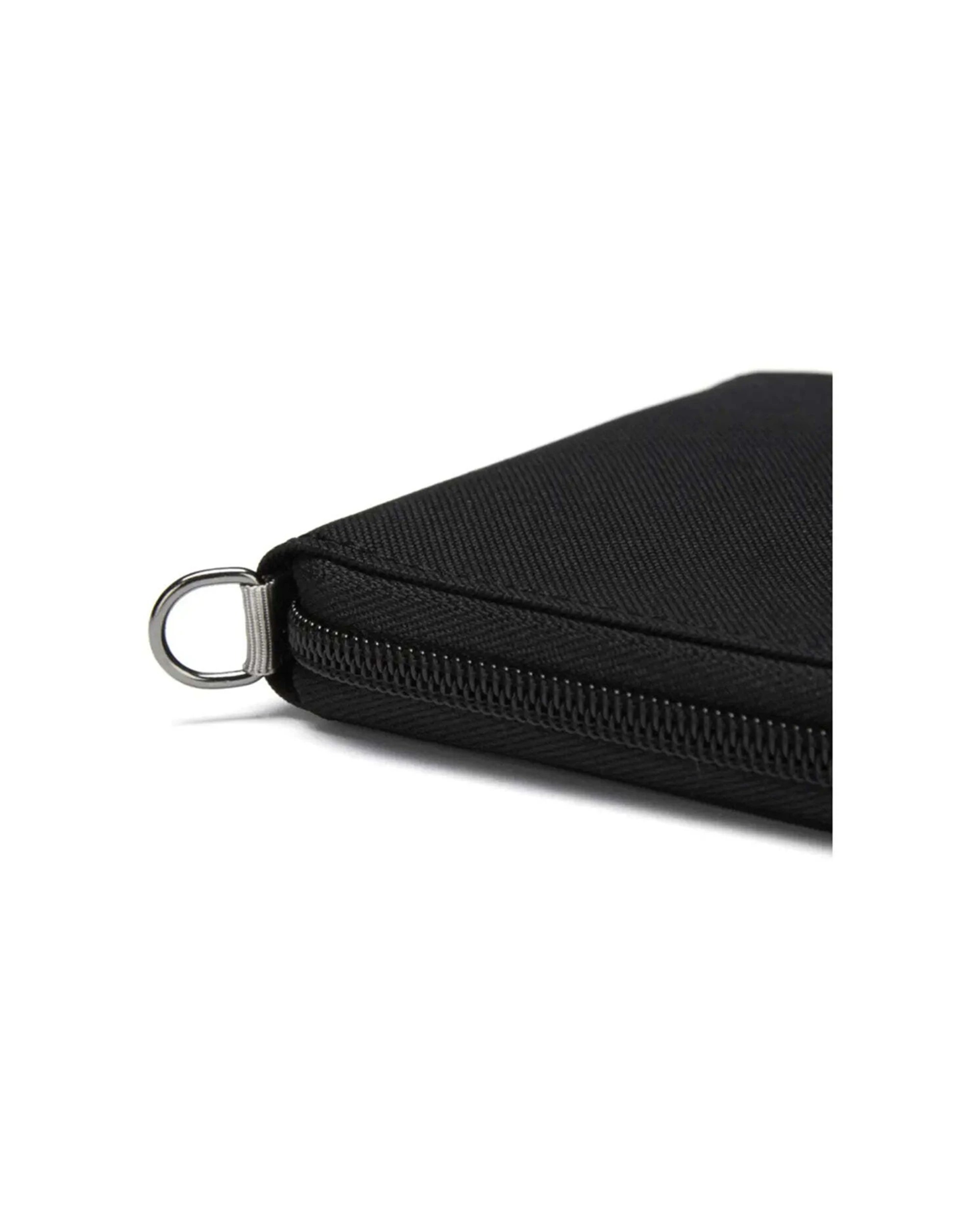 5 Pacsafe RFIDsafe Zip Around Wallet RFID Blocking Easy Card Access Hidden Pocket Jet - Black, 5 of 7
