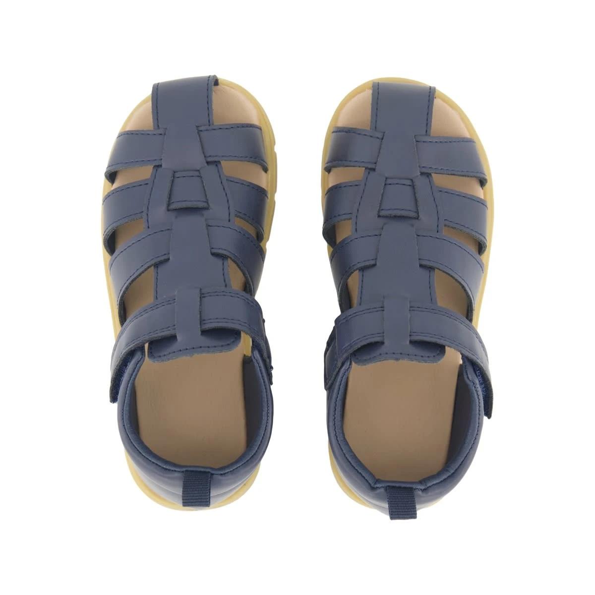3 Junior Closed Toe Sandals Navy, 3 of 4