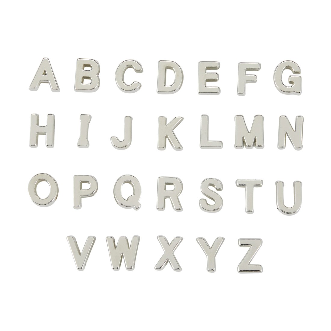 2 Jewellery Making Beads - Silver Look, 2 of 2