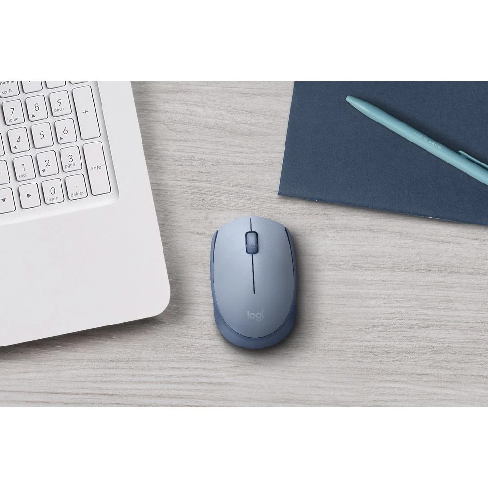 6 Logitech M171 Wireless Mouse Blue Grey, 6 of 6