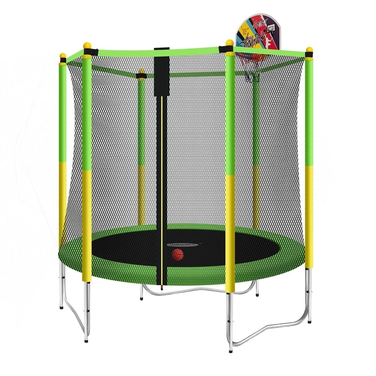 5 Genki 60" Trampoline Rebounder Jumping Gym Equipment, 5 of 5