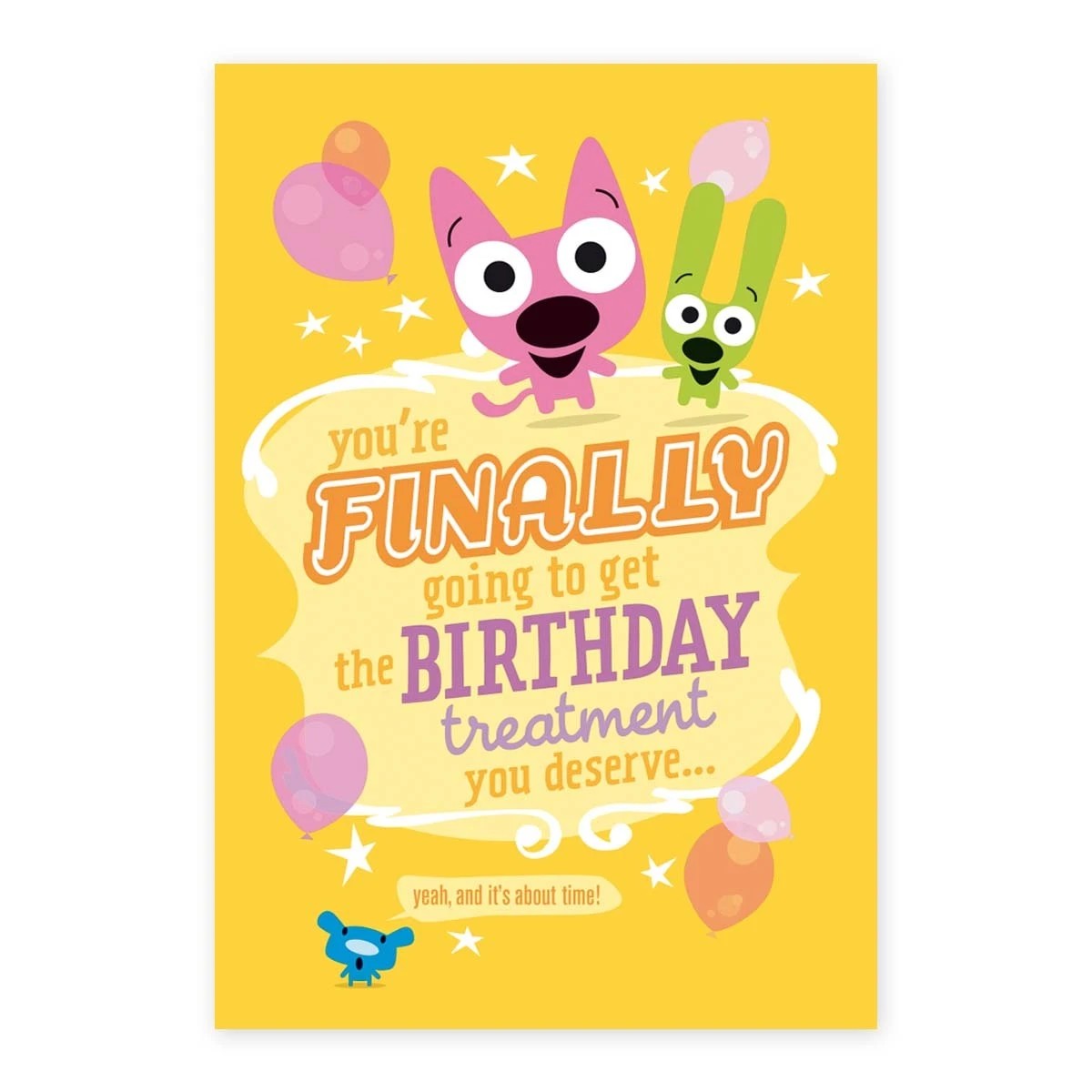 3 Hallmark Hoops & Yoyo Interactive Birthday Card - Super Star!, 3 of 4