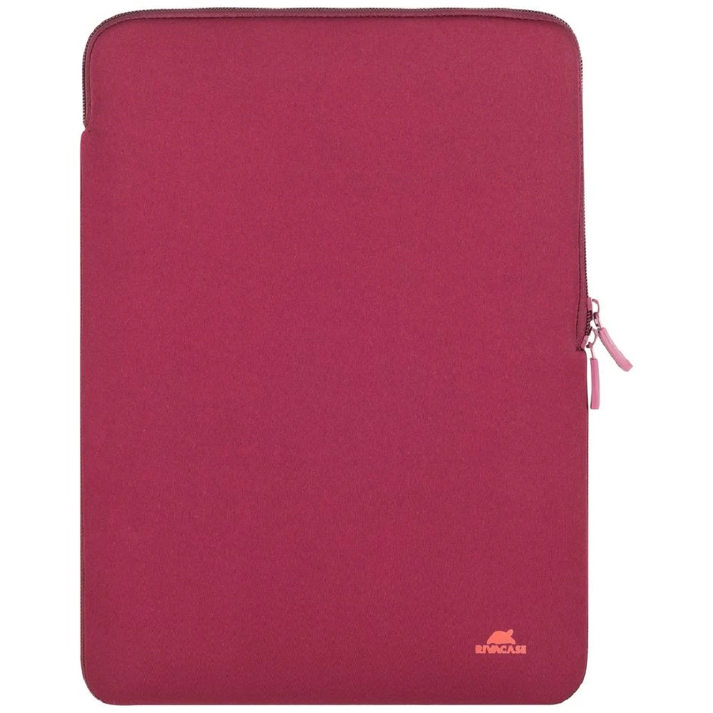 1 Rivacase Vertical 14" Laptop Sleeve Burgundy, 1 of 10