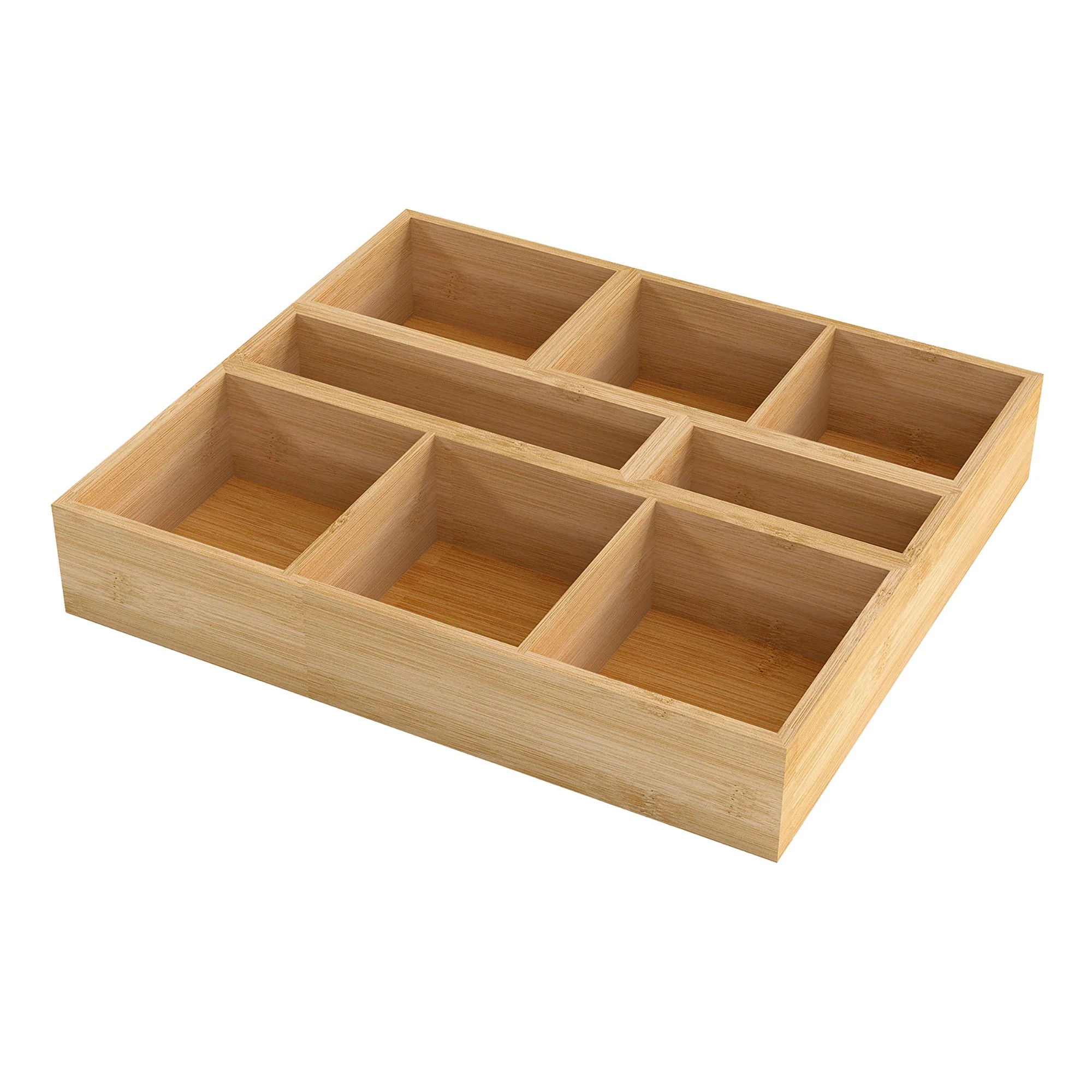1 Toque 5 Pcs Bamboo Drawer Organiser, 1 of 9