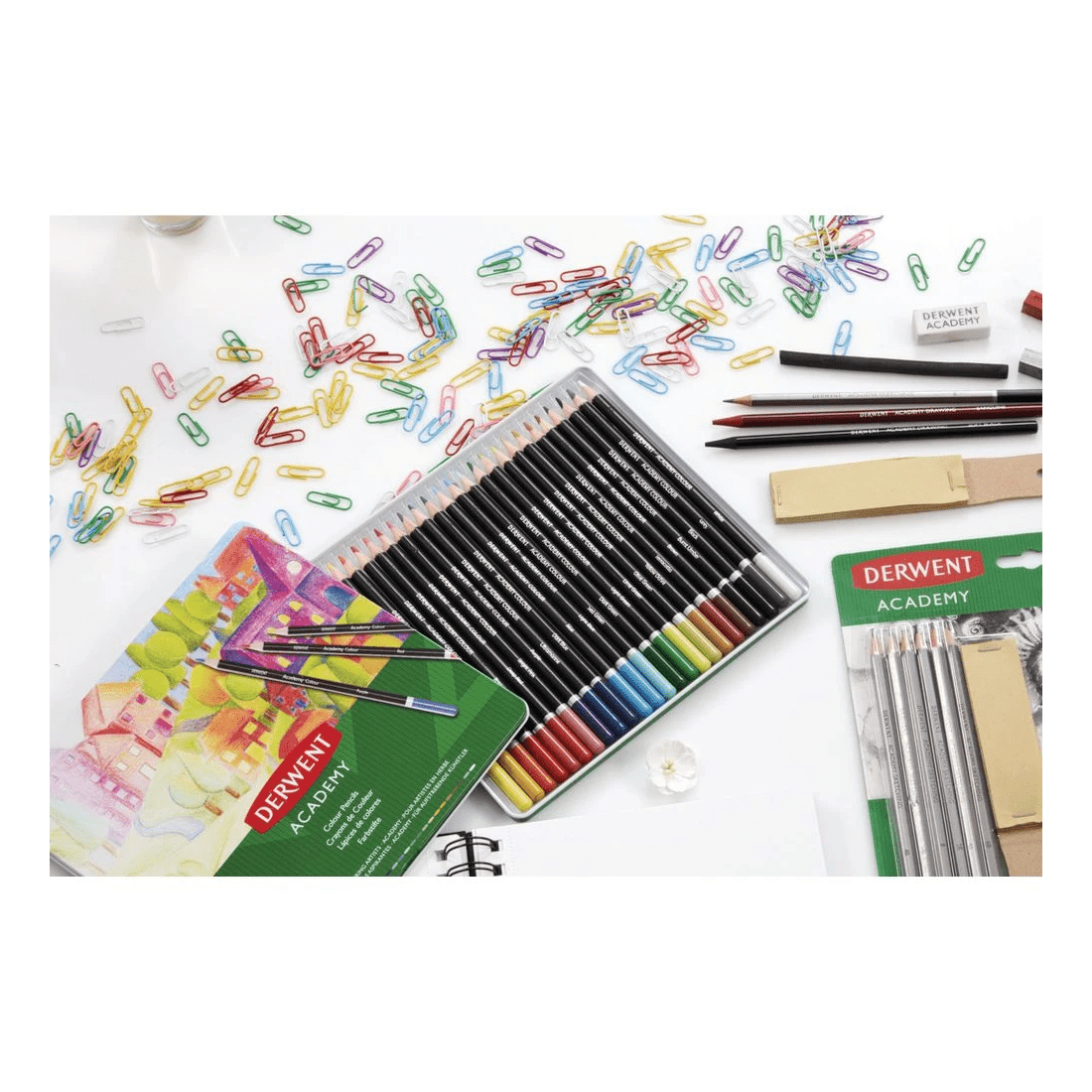 3 Derwent Academy Coloured Pencils 24 Pack, 3 of 9