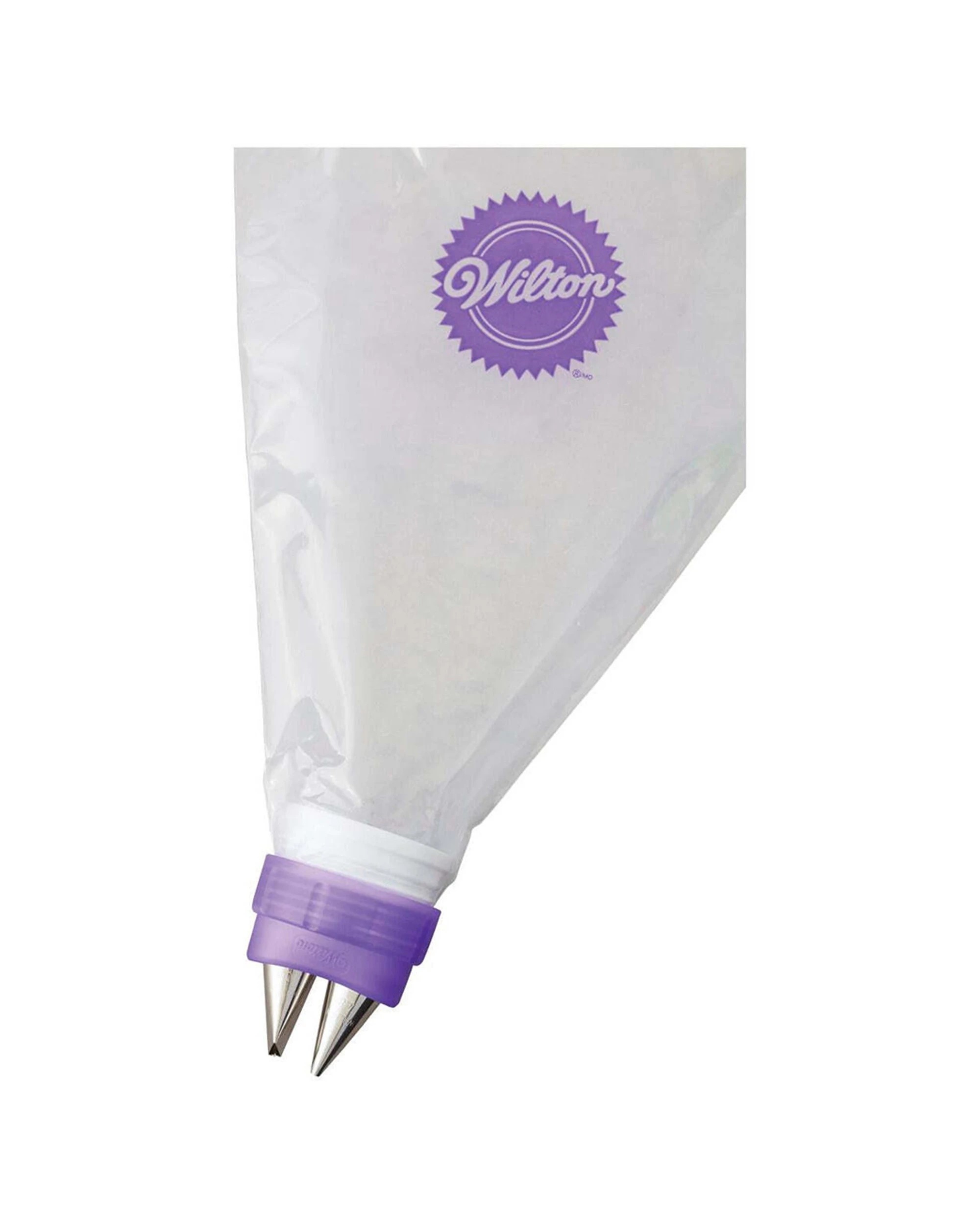 1 Wilton Duo Tip Coupler Set Piping Tip Coupler Ring Cake Decorating - Multi, 1 of 1