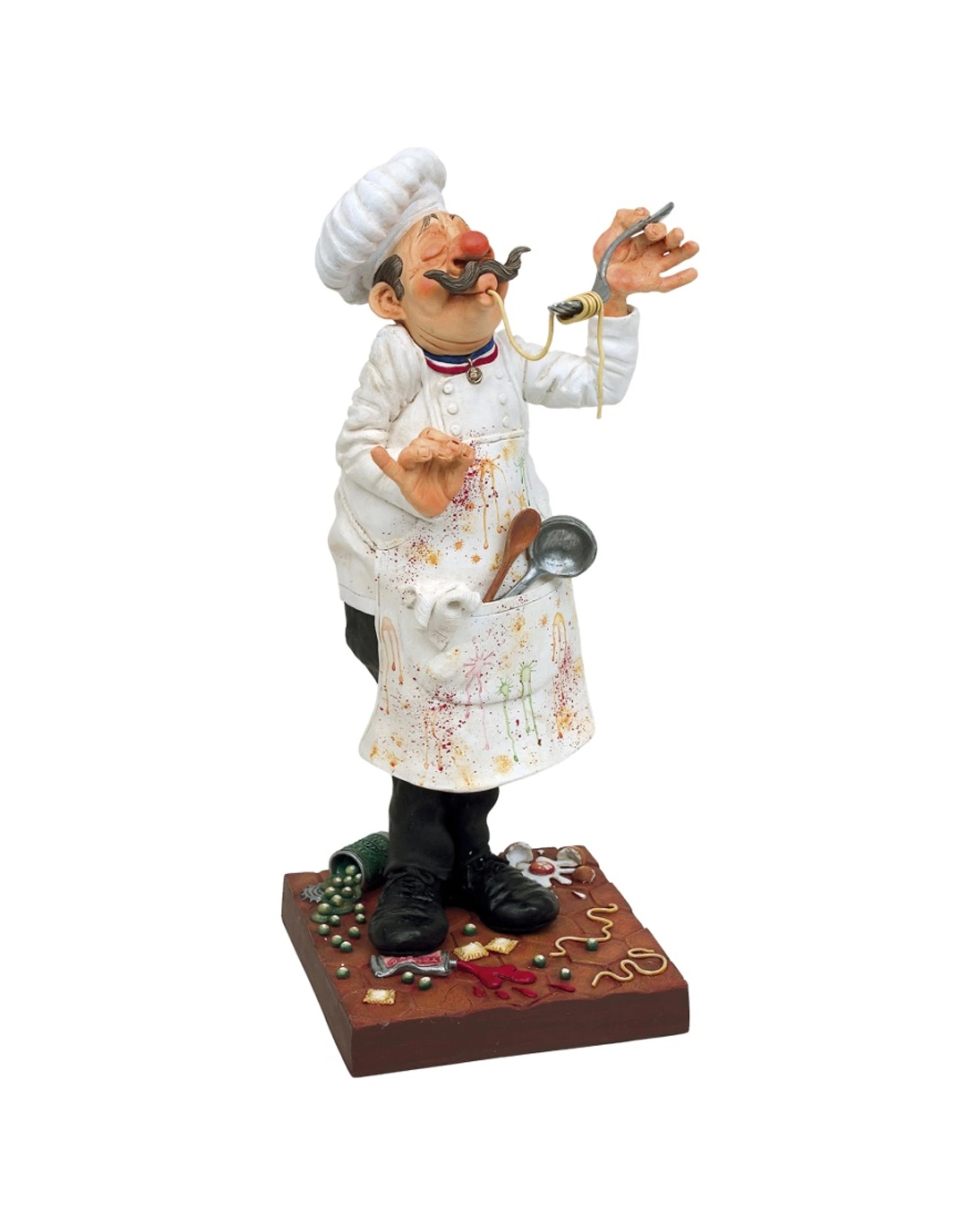 1 The Comic Art of Guillermo Forchino Half Size Cook Figurine - Multi, 1 of 4