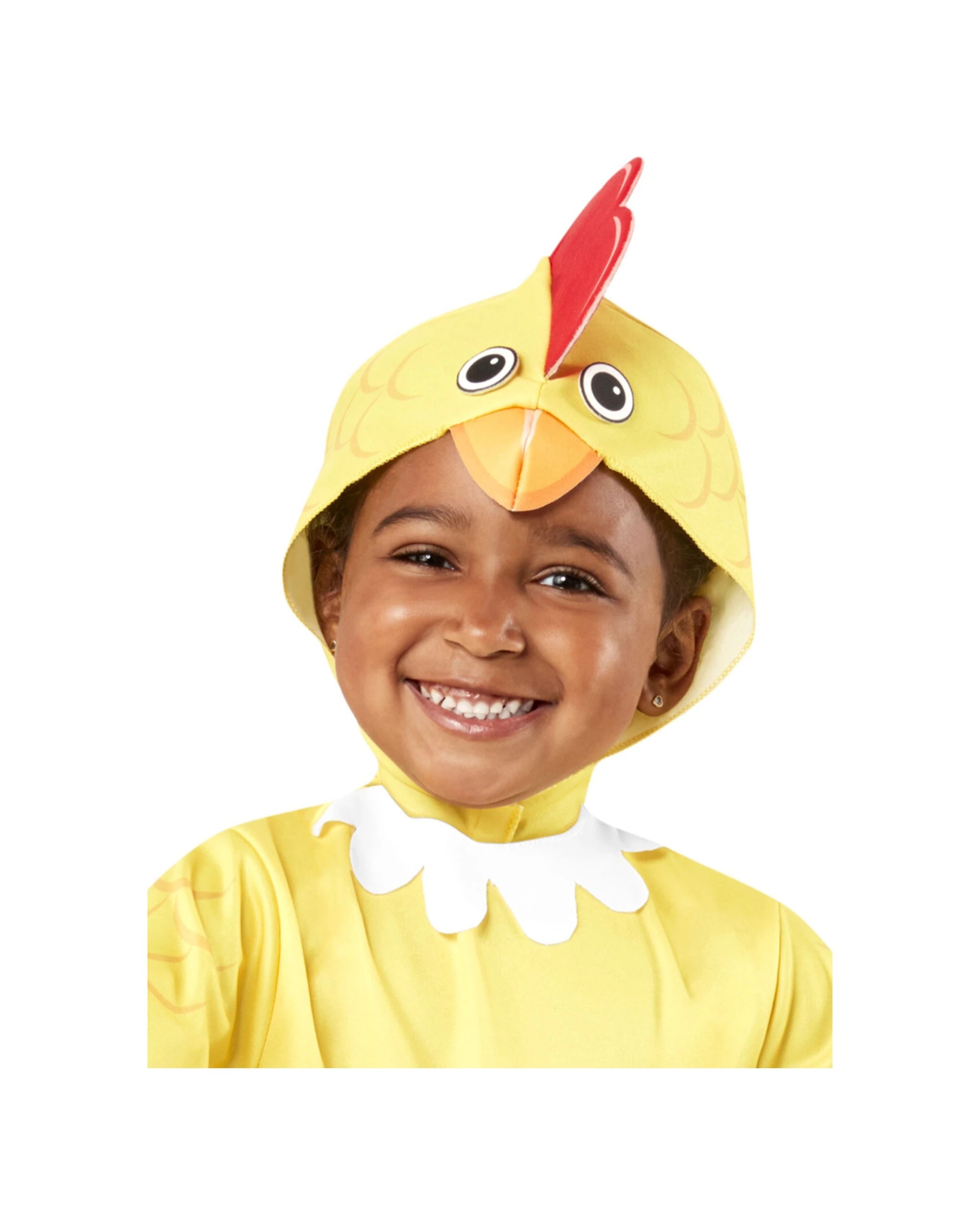 4 Rubies Chicken Costume Dress Up Party Toddler Outfit With Headpiece And Wings
 - Yellow, 4 of 5