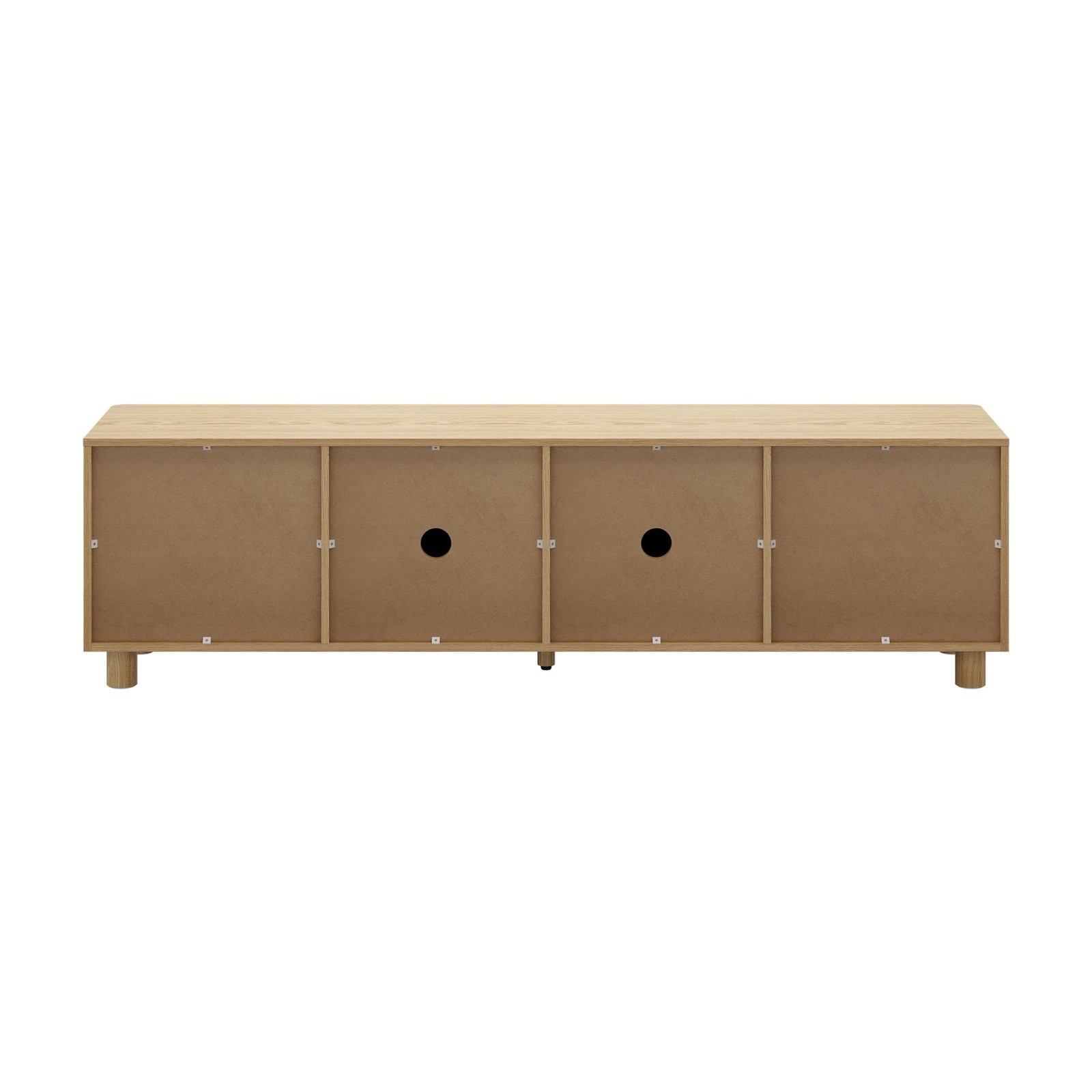 10 Oikiture TV Cabinet Entertainment Unit 180cm 4 Doors, 10 of 10