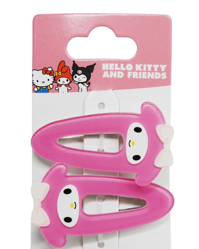 Hello Kitty and Friends License 2 Pack Pink Snap Hair C