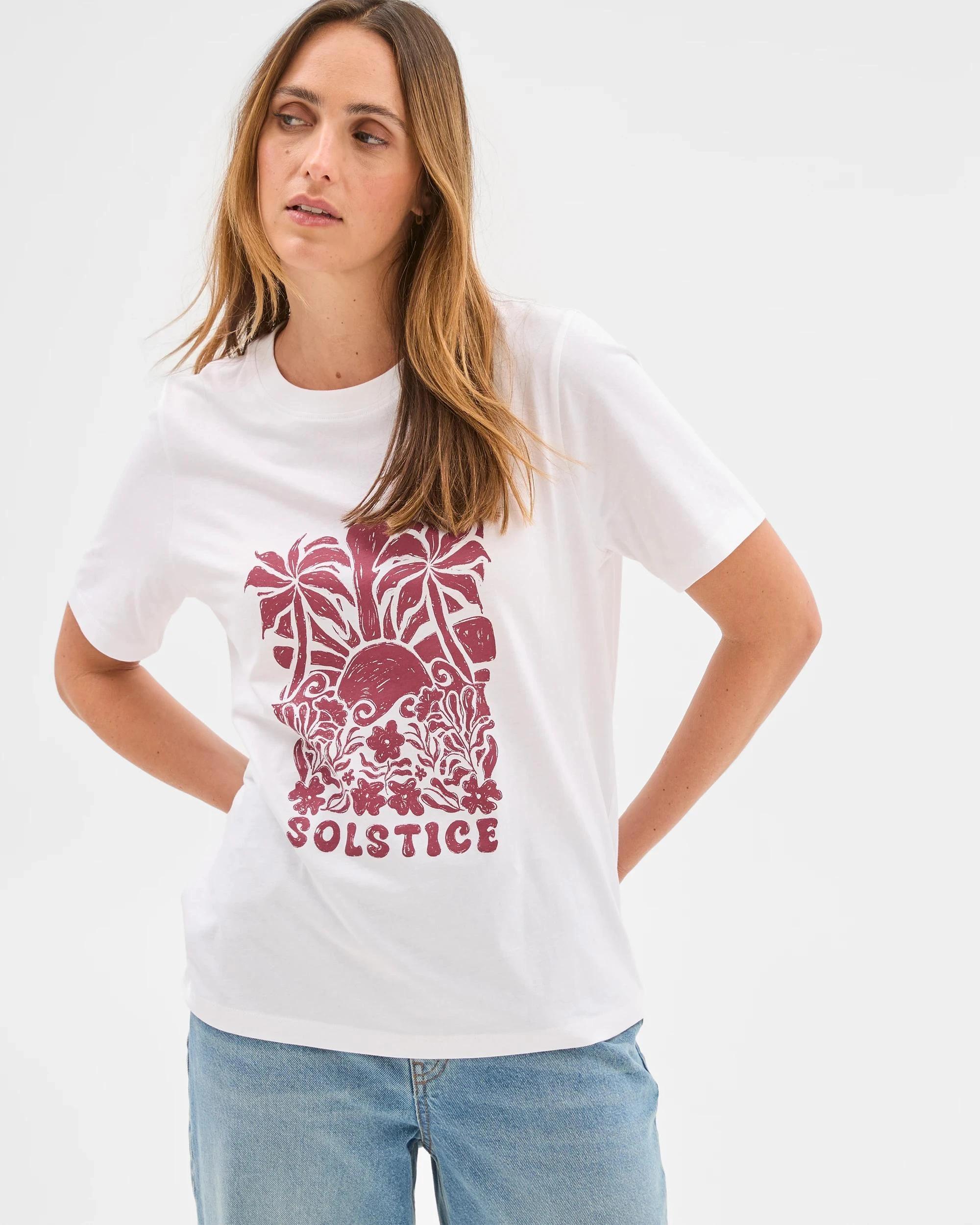 2 Target Australian Cotton Print T-Shirt MULBERRY SOLSTICE, 2 of 6