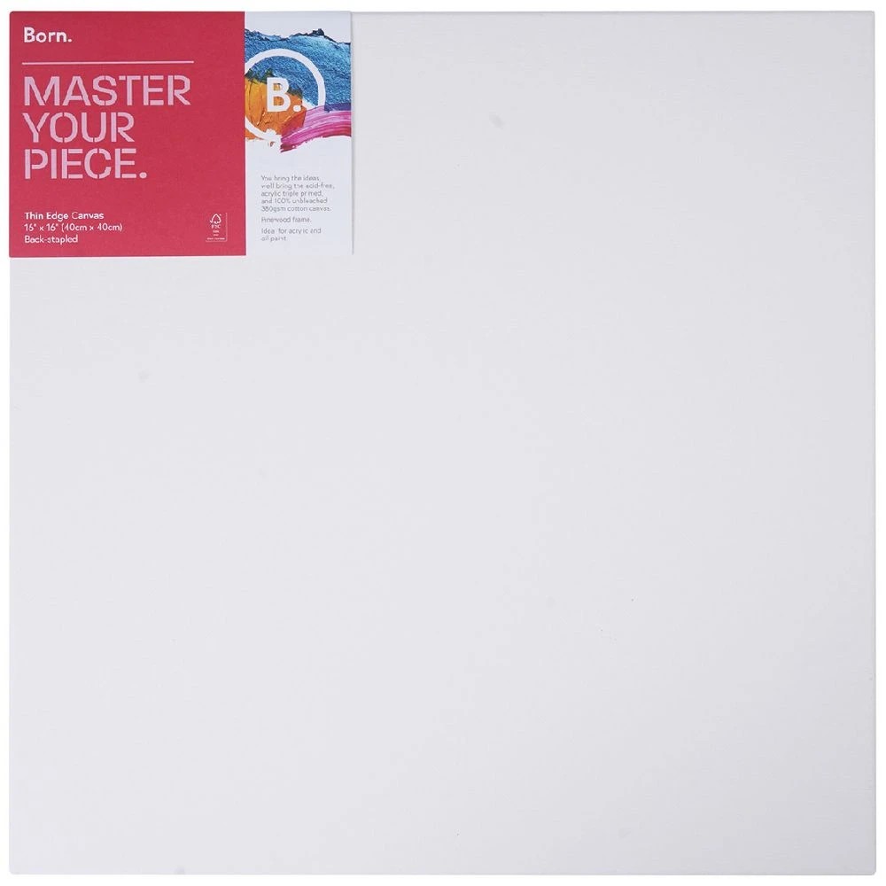 1 Born Thin Canvas 16 x 16", 1 of 5