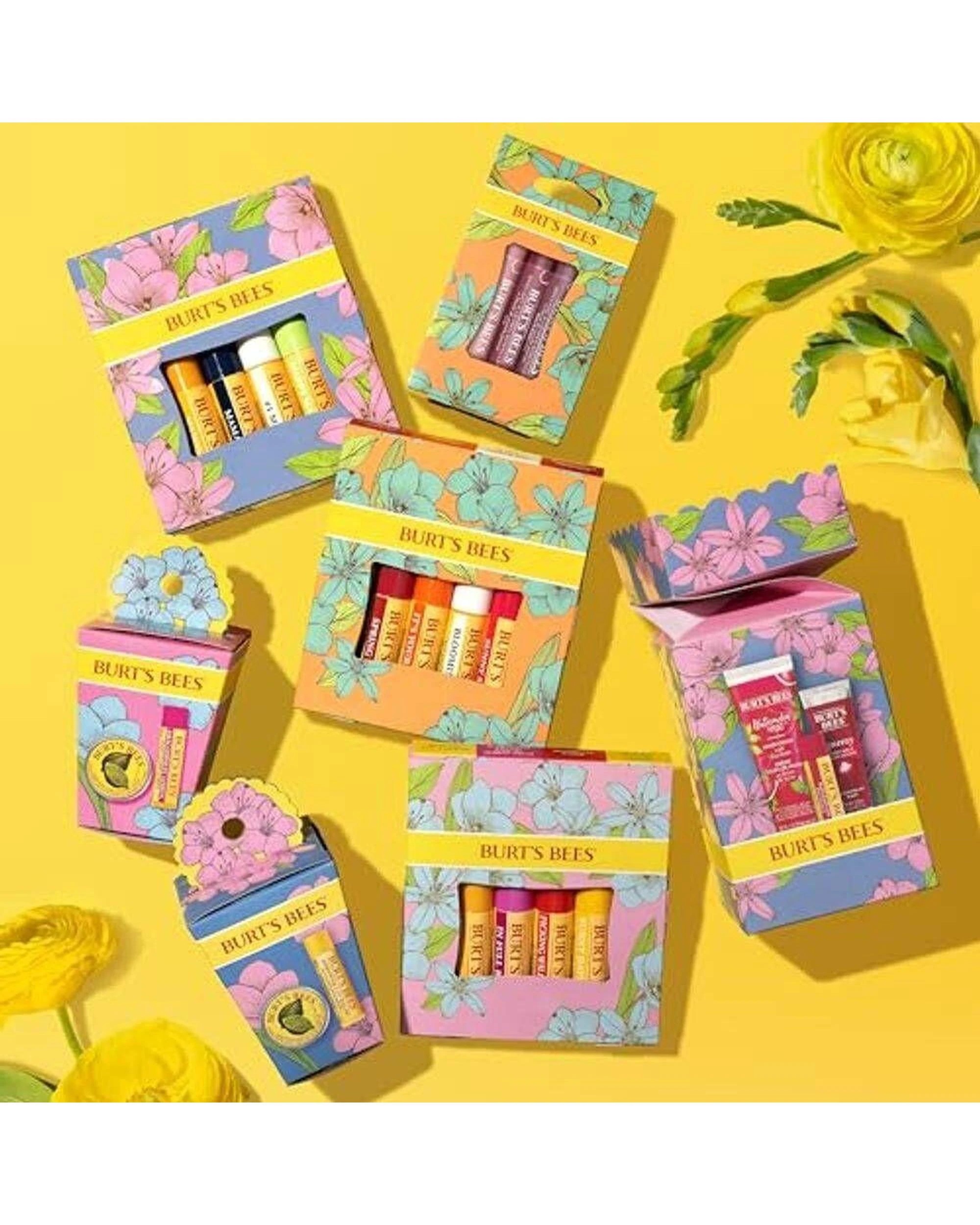 3 Burt's Bees Spring In Full Bloom Lip Balm Set 4x4.25g, 3 of 8
