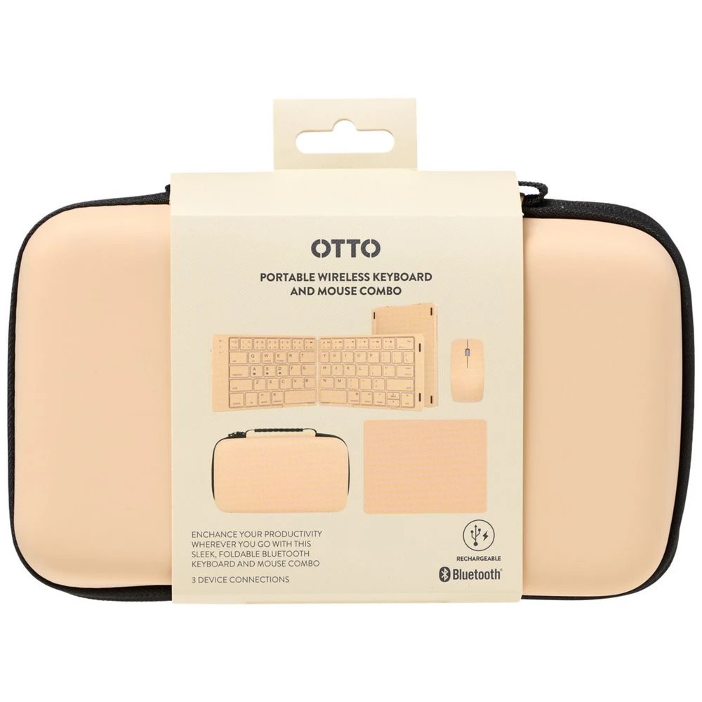 6 Otto On The Go Mouse and Keyboard Travel Pack Tan, 6 of 7