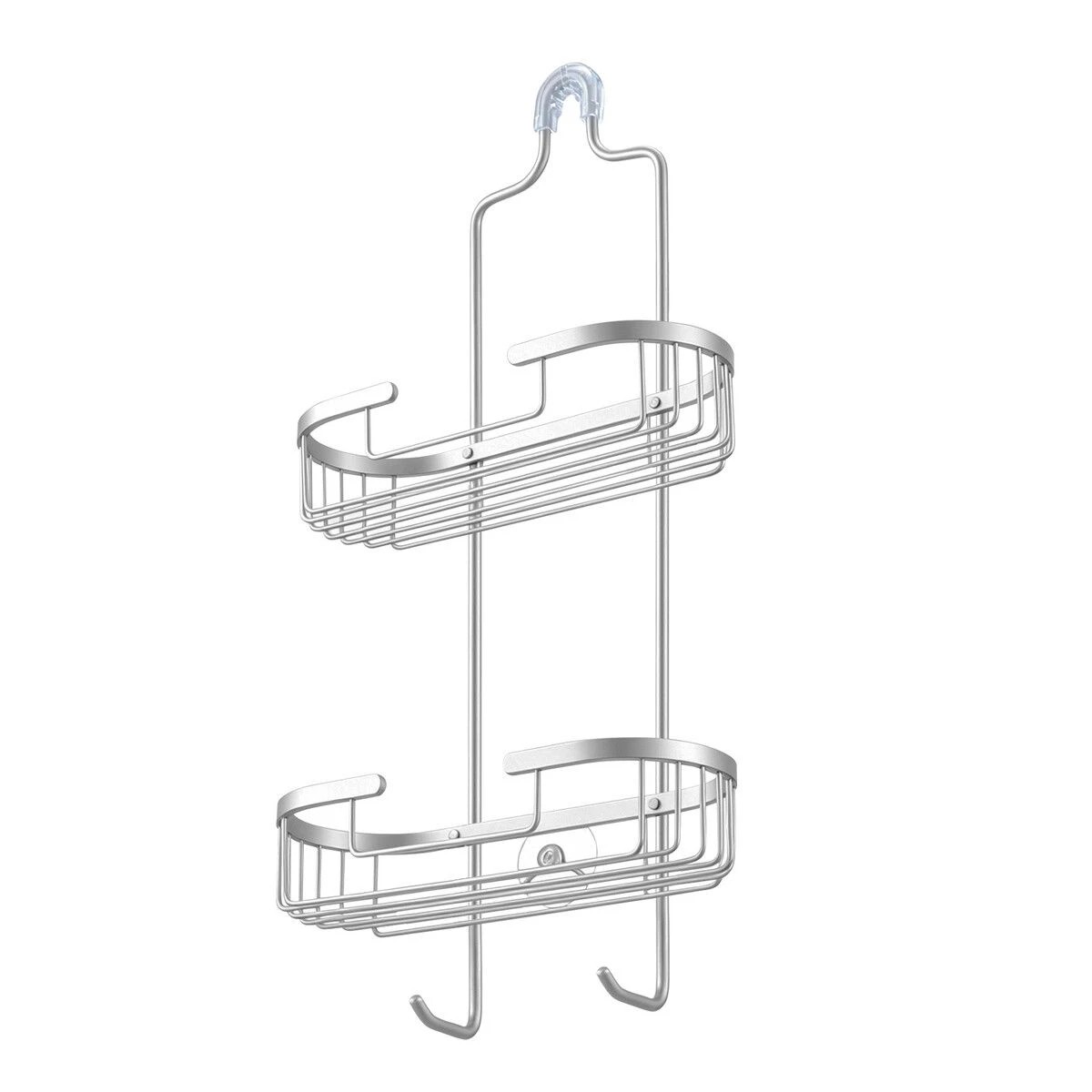 1 Ausway Aluminium Hanging Shower Caddy Over the Showerhead Organiser Rustproof Baskets, 1 of 7