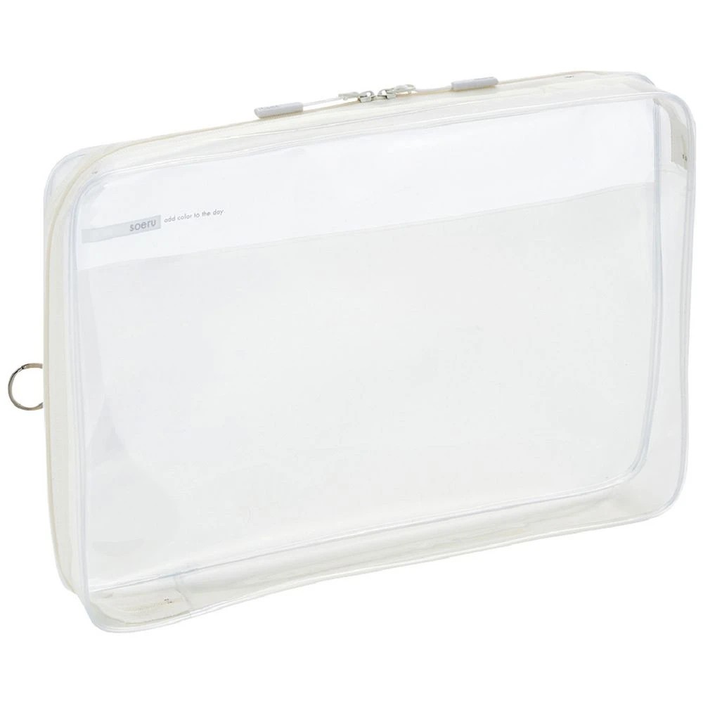 1 Soeru Box Pencil Case A4 Clear, 1 of 4