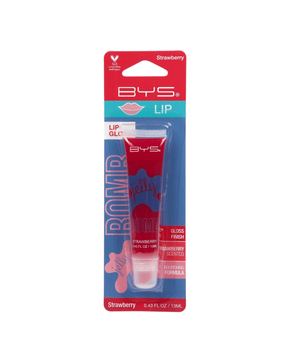 BYS Jelly Bomb Lip Gloss - Strawberry