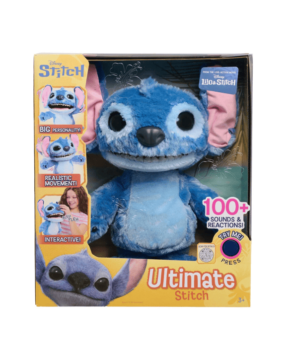 43cm Disney Ultimate Stitch Interactive Feature Plush Toy