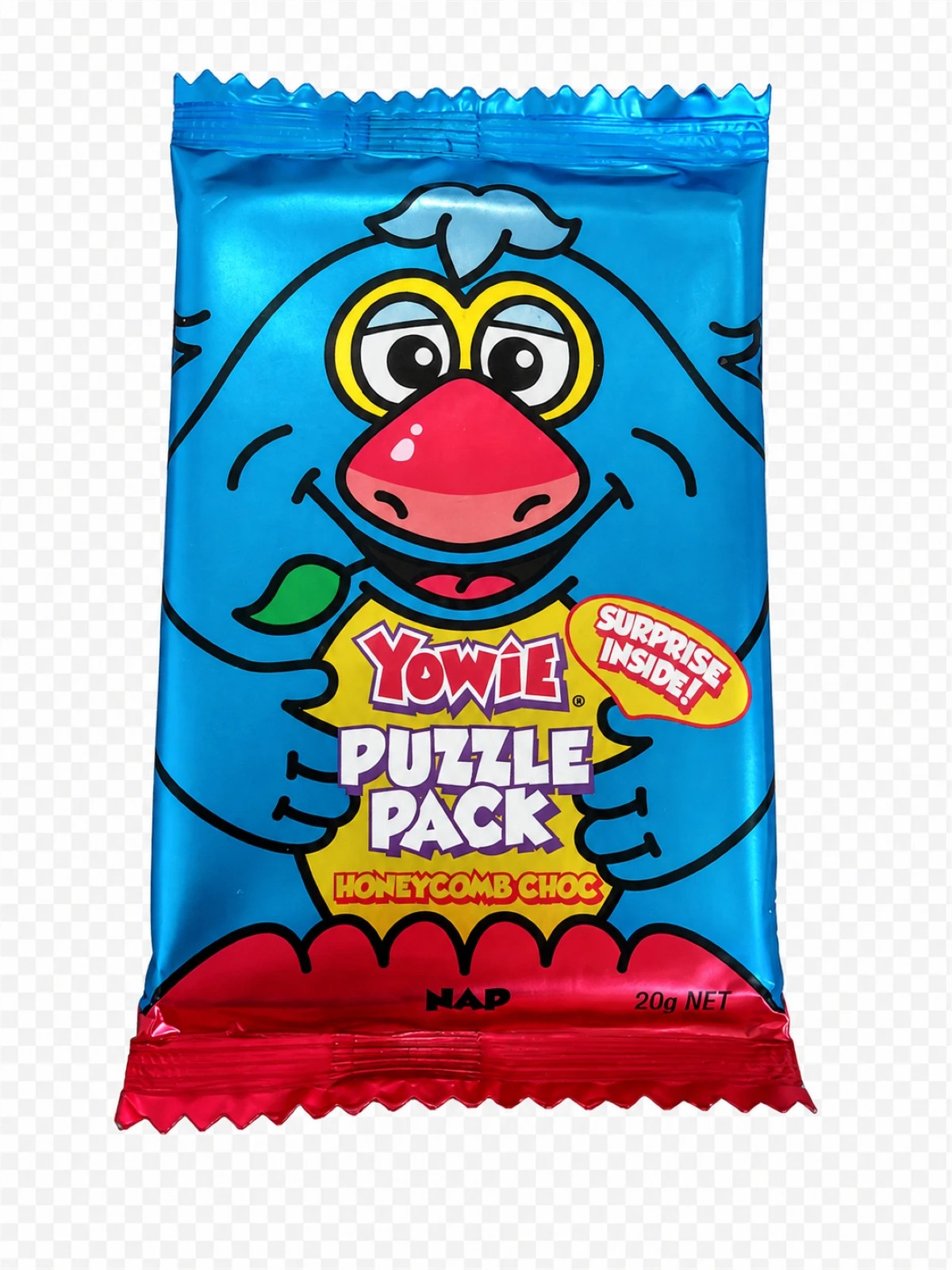 5 Yowie Puzzle Pack Honeycomb Choc 20g - Assorted, 5 of 10
