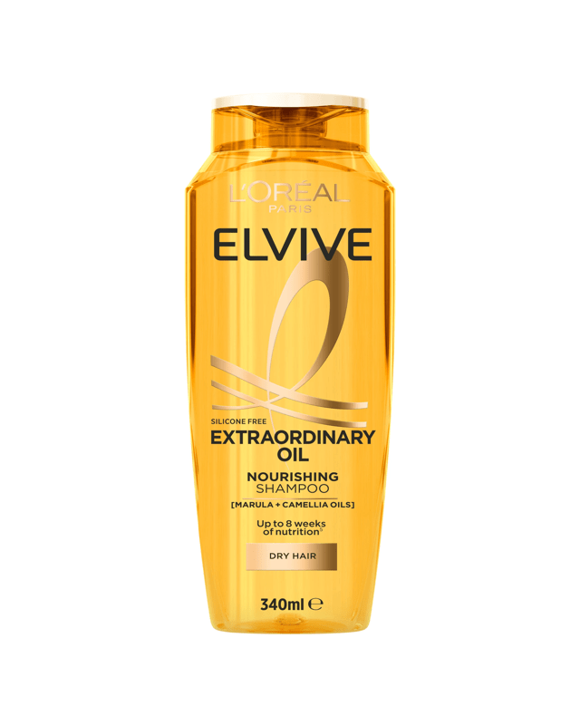 L'Oreal Paris Elvive Extraordinary Oil Nourishing Shampoo 340ml - Marula Oil and Camellia