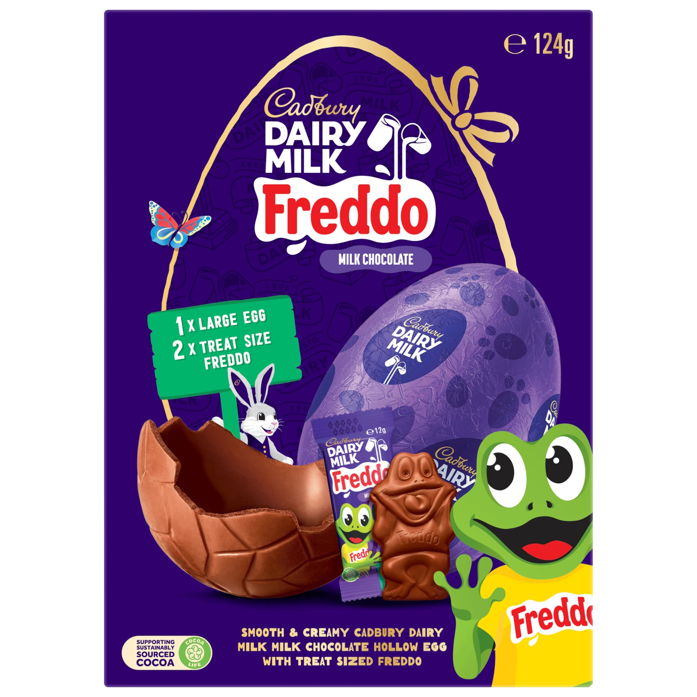 2 Cadbury Dairy Milk Freddo Milk Chocolate Gift Box 124g, 2 of 5