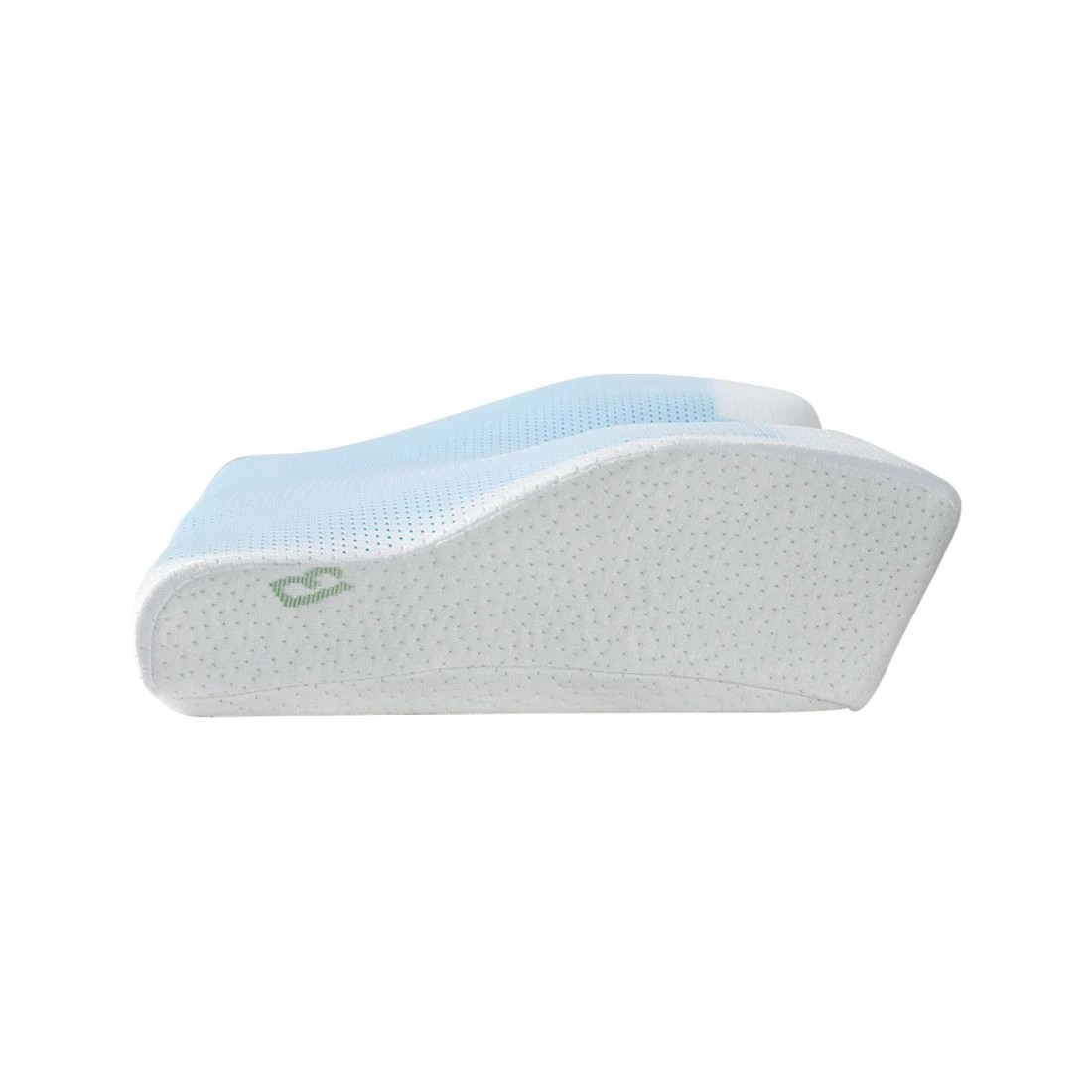 3 Giselle Cervical Pillow Memory Foam Contour Pillow Neck Support Cool Gel - White, 3 of 6