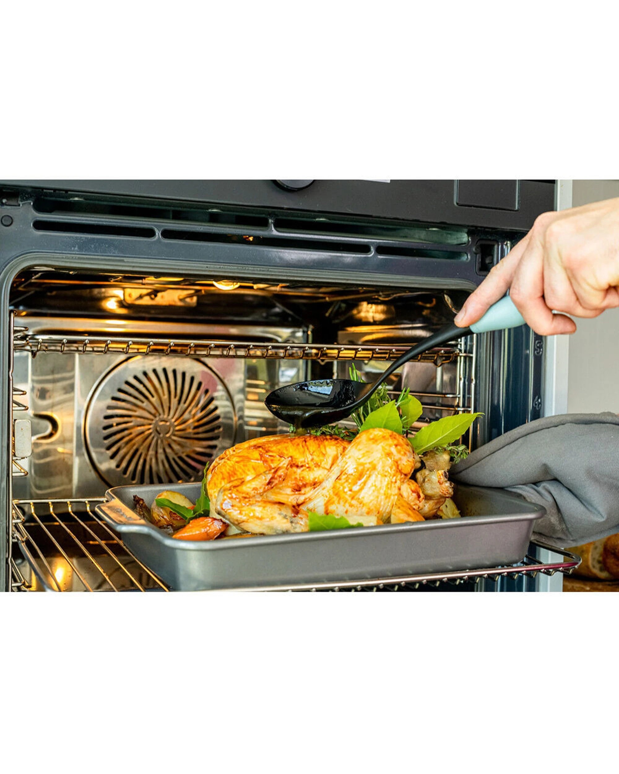 4 KitchenAid Plastic Soft Grip Basting Spoon 2PK Heat Resistant Durable Utensil - Multi, 4 of 8