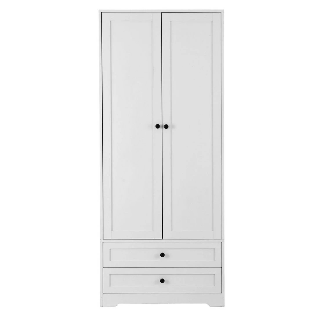5 Artiss Wardrobe Clothes Closet Storage Organizer with 2 Doors - White, 5 of 8