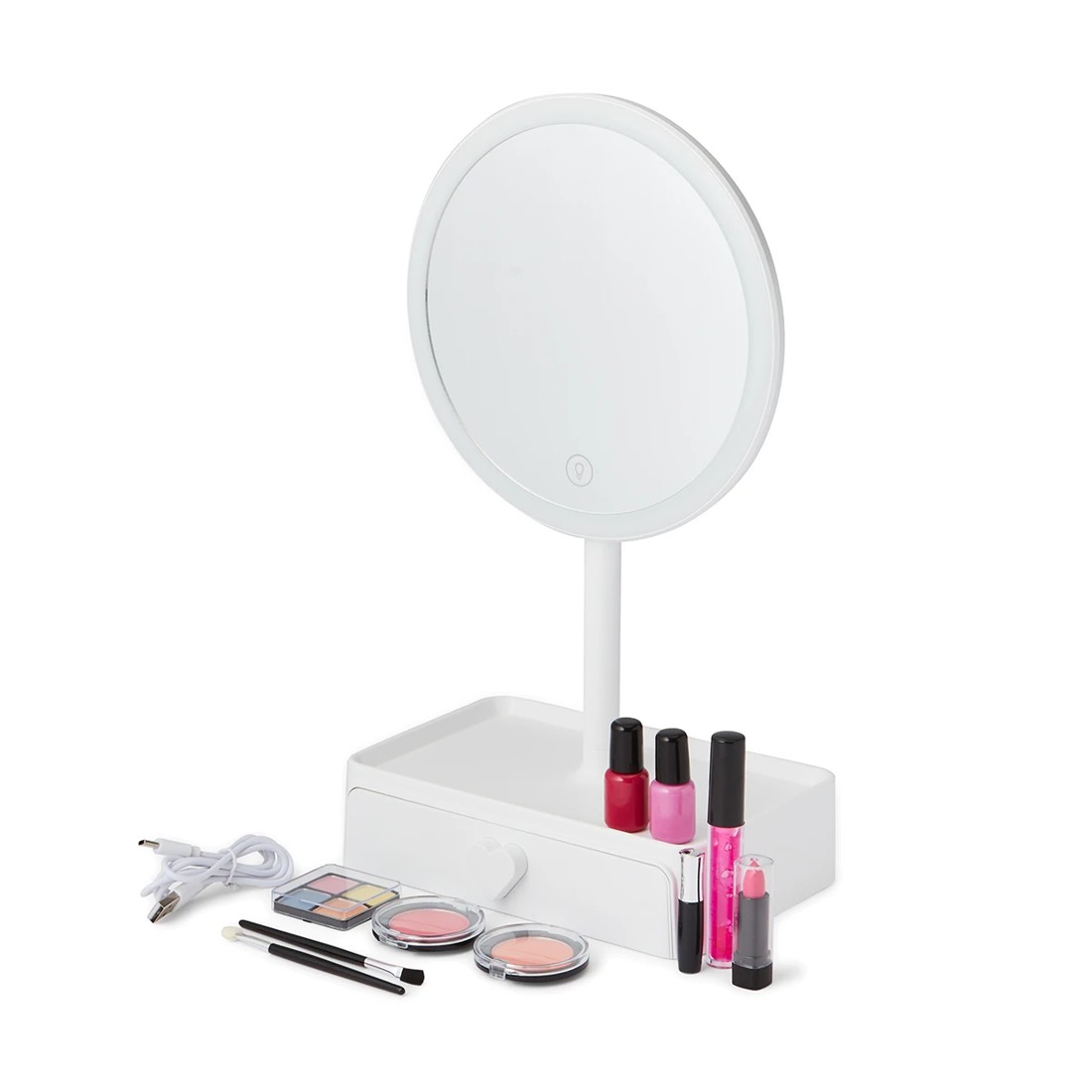 5 Toy 14 Piece Premium Light Up Vanity with Makeup Kit, 5 of 10