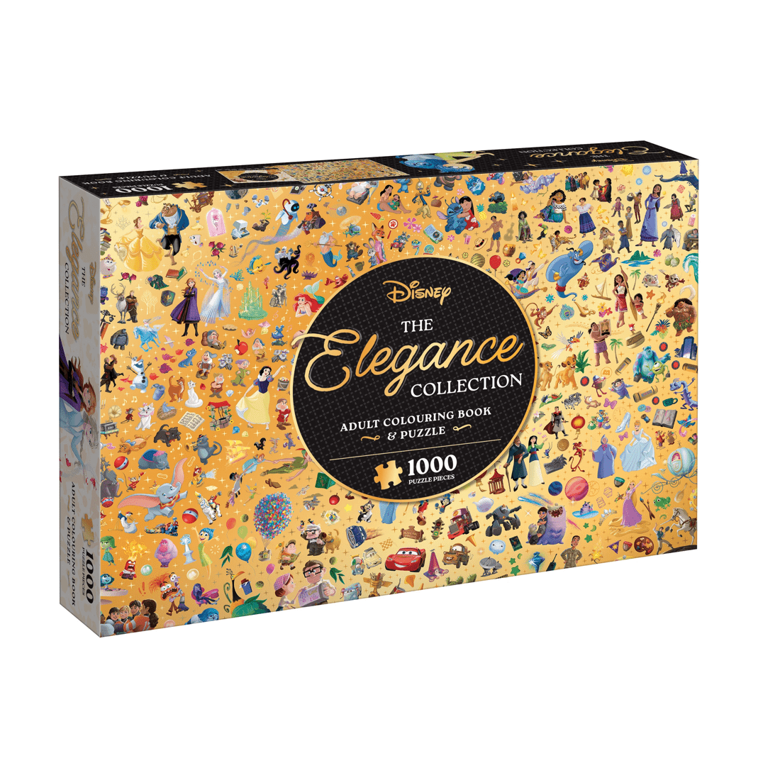 1 Disney The Elegance Collection Adult Colouring Book and Puzzle - Book, 1 of 2