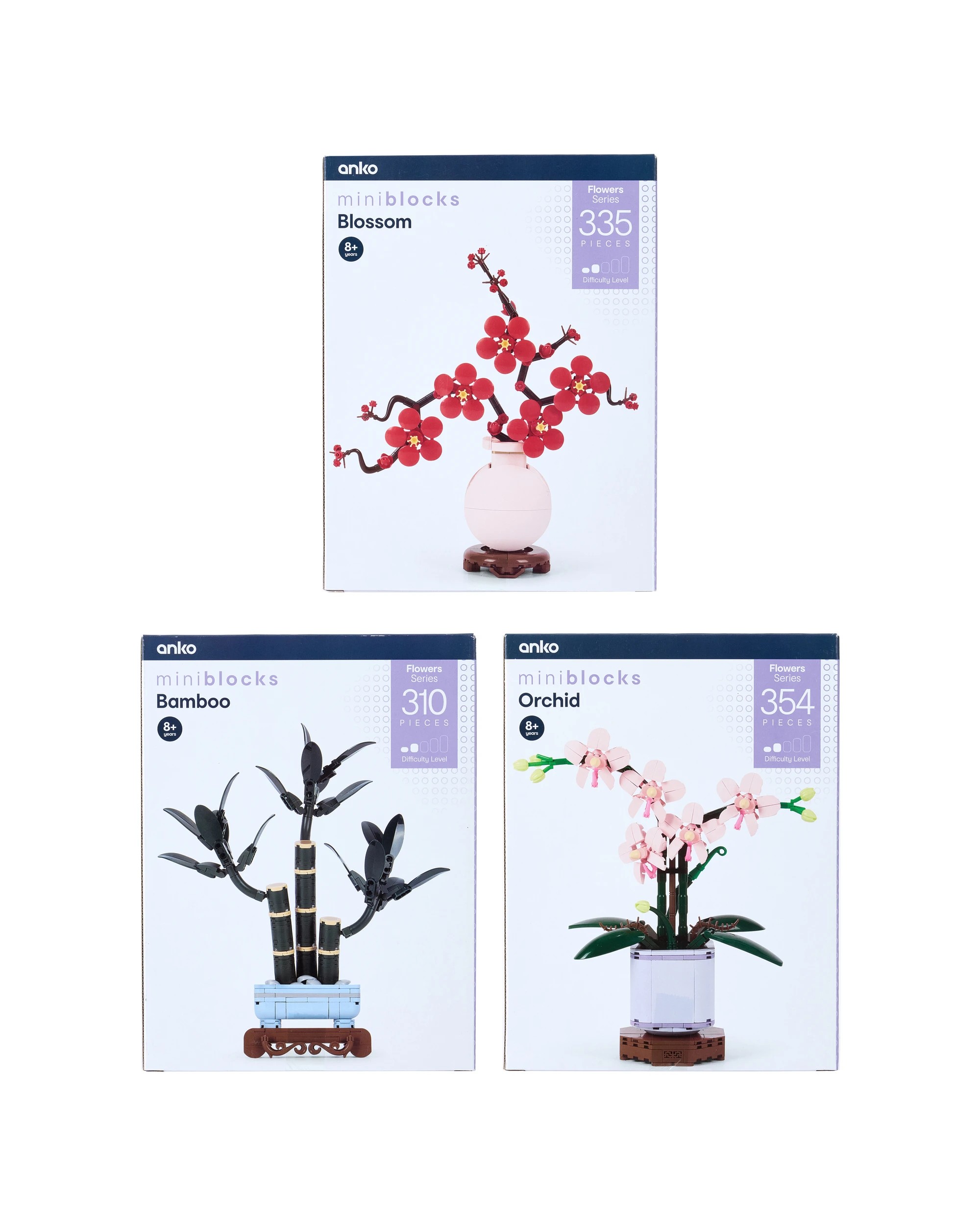 1 Mini Blocks Flower Series - Assorted, 1 of 4