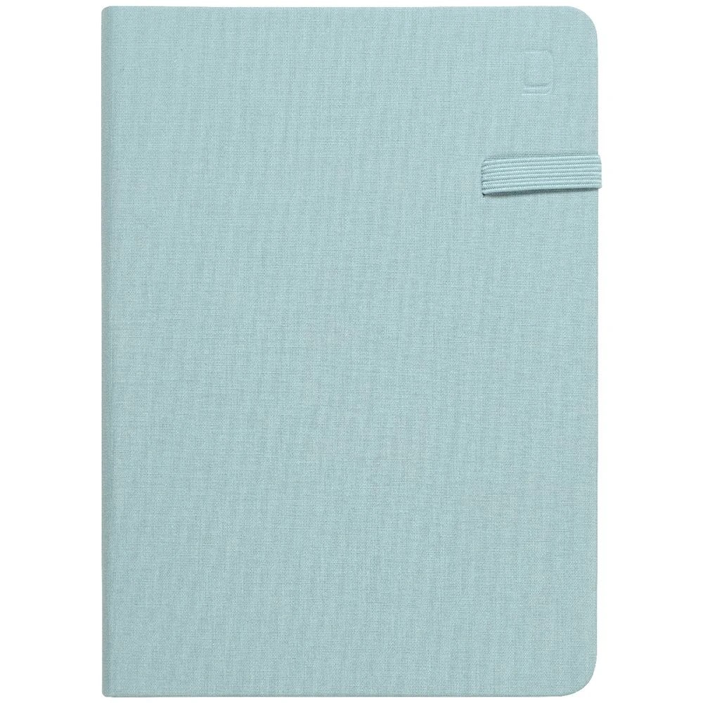 2 Modena A6 Linen Plain Notebook Teal, 2 of 5